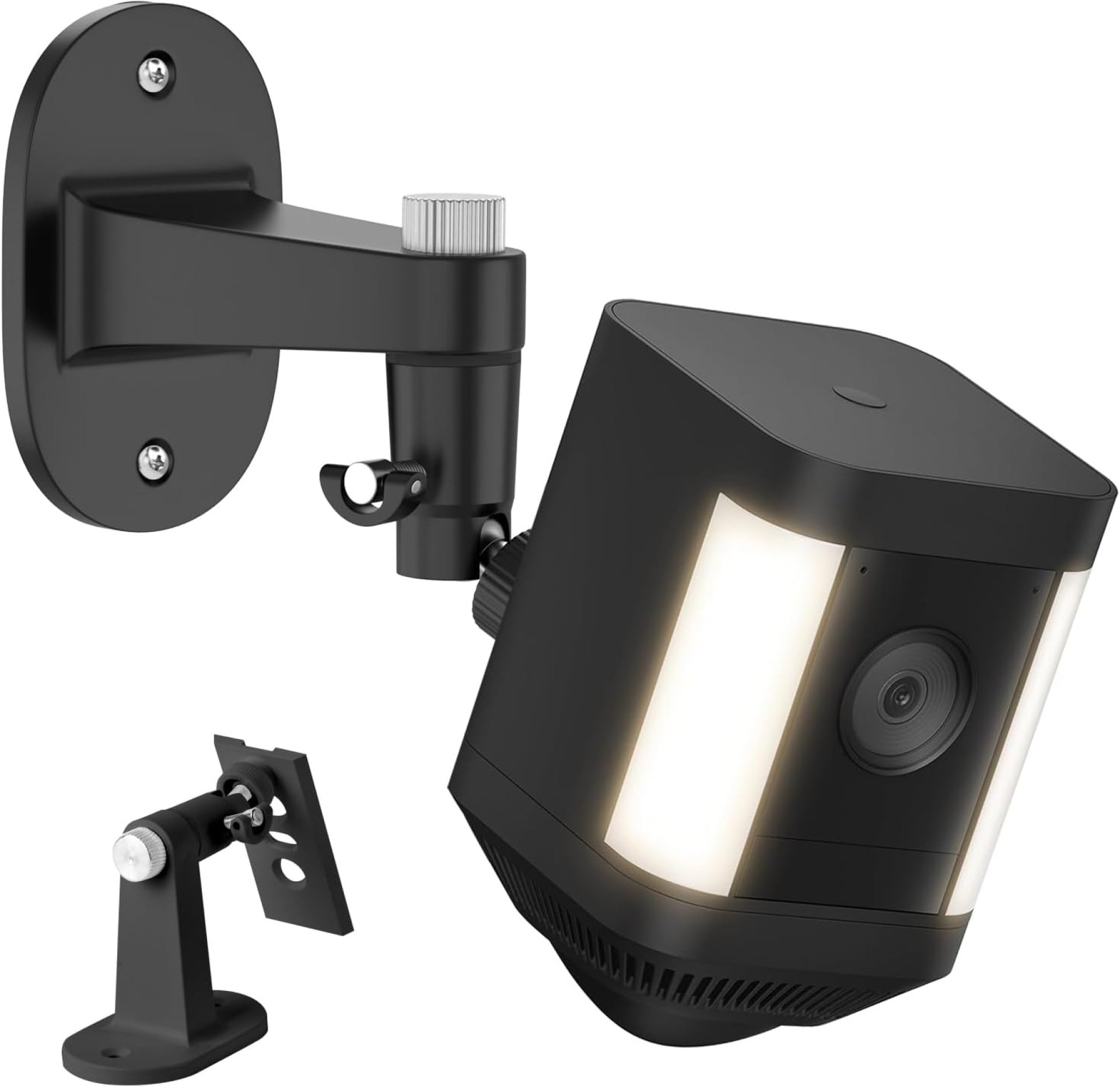Adjustable Wall Mount for Ring Spotlight Cam Plus/Pro (Battery) and Ring Stick Up Cam/Pro (Battery), 360° Swivel Mounting Bracket for Indoor and Outdoor Use,Black Adjustable Wall Mount for Ring Spotlight Cam Plus/Pro (Battery) and Ring Stick Up Cam/Pro (Battery), 360° Swivel Mounting Bracket for Indoor and Outdoor Use,Black