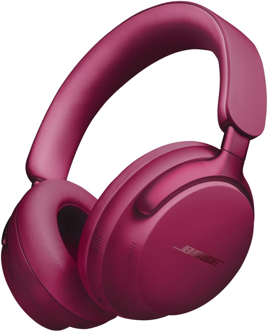 Bose QuietComfort Ultra Bluetooth Headphones, Wireless Headphones with Spatial Audio, Over Ear Noise Cancelling with Mic, Up to 24 Hours of Playtime, Deep Plum – Limited Edition Color Bose QuietComfort Ultra Bluetooth Headphones, Wireless Headphones with Spatial Audio, Over Ear Noise Cancelling with Mic, Up to 24 Hours of Playtime, Deep Plum – Limited Edition Color
