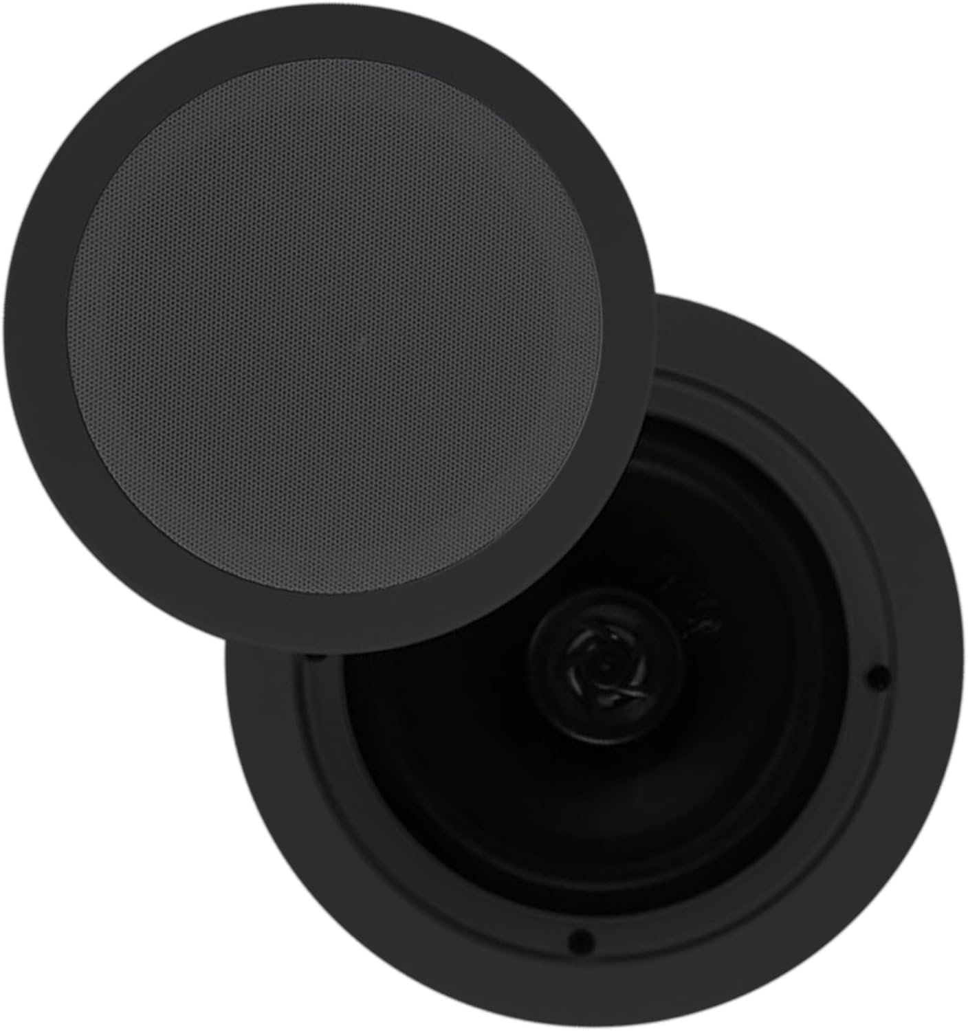 Pyle 1 Pair Speakers, 200W 6.5″ Flush Mount in Wall/in Ceiling Speakers with Spring-Loaded Terminals, PDIC Series, Black Pyle 1 Pair Speakers, 200W 6.5″ Flush Mount in Wall/in Ceiling Speakers with Spring-Loaded Terminals, PDIC Series, Black