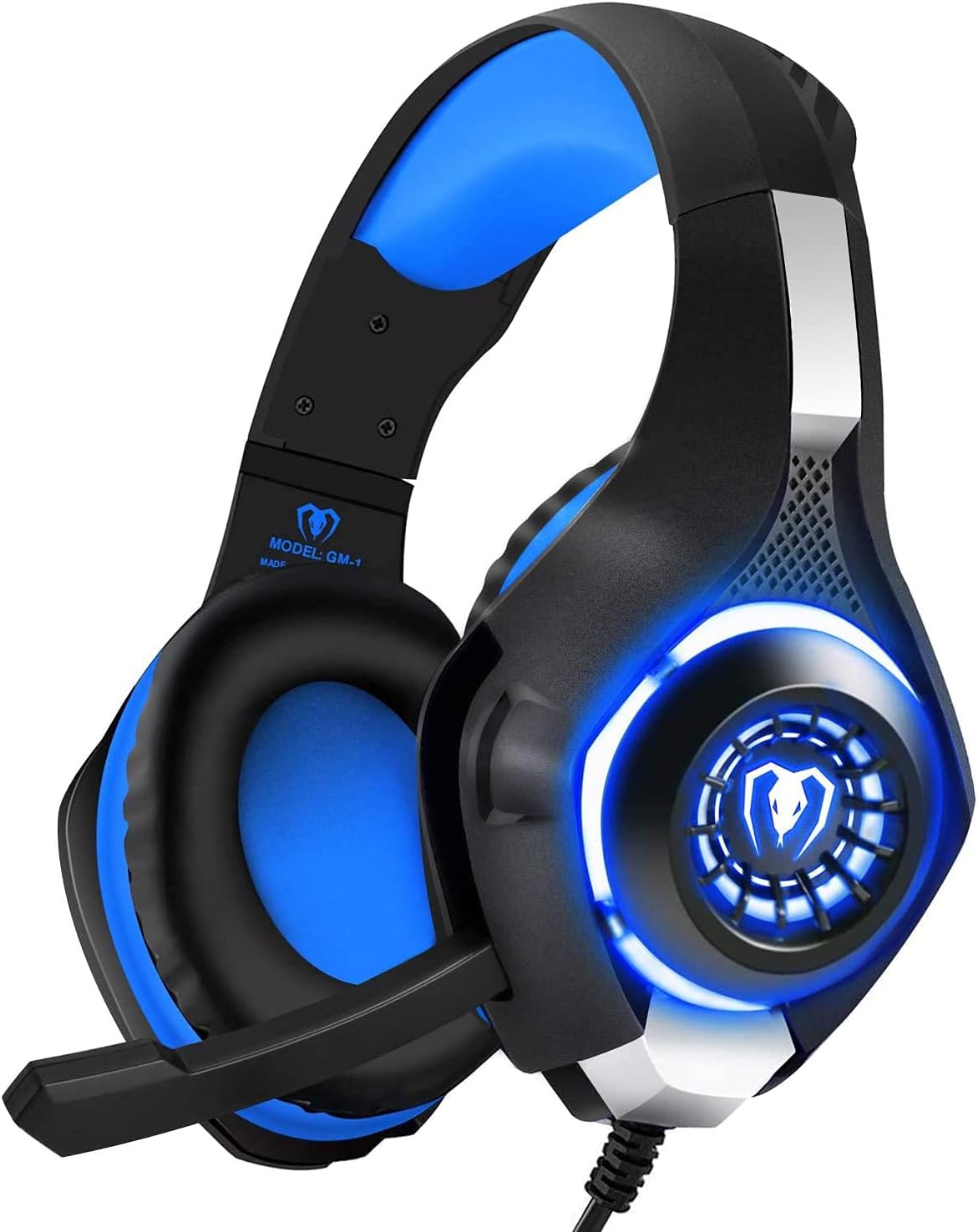 Professional 3.5mm Gaming Headset Headphone with Mic and LED Lights for PlayStation 4, PS5, Xbox one,Laptop, Computer (Blue) Professional 3.5mm Gaming Headset Headphone with Mic and LED Lights for PlayStation 4, PS5, Xbox one,Laptop, Computer (Blue)