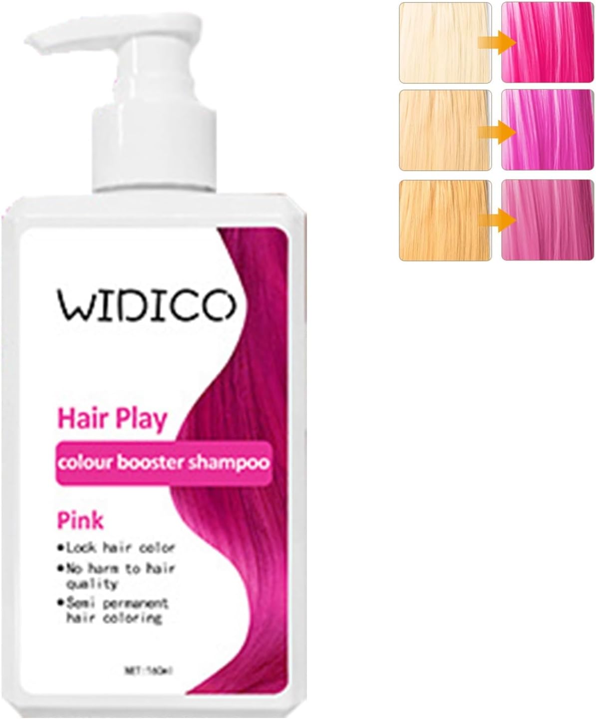 3-in-1 Instant Hair Dye Shampoo for Long-Lasting Color, Hair Dye Shampoo 3 in 1 for Gray Hair Coverage, Easy Color Shampoo Hair Dye, Herbal Ingredients Dye Hair Shampoo, 5.4 Oz(Pink) 3-in-1 Instant Hair Dye Shampoo for Long-Lasting Color, Hair Dye Shampoo 3 in 1 for Gray Hair Coverage, Easy Color Shampoo Hair Dye, Herbal Ingredients Dye Hair Shampoo, 5.4 Oz(Pink)