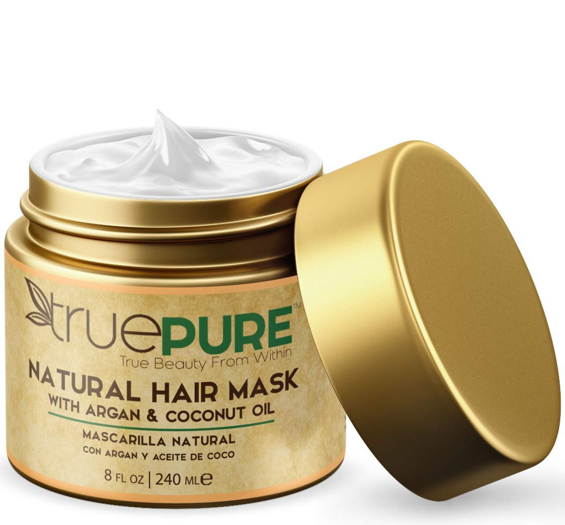 Argan Oil Hair Mask Conditioner for Dry Damaged Hair – Deep Conditioning Hydrating Hair Repair Treatment with Coconut, Caffeine, Jojoba – Stronger, Thicker & Fuller Hair Growth – 8oz Argan Oil Hair Mask Conditioner for Dry Damaged Hair – Deep Conditioning Hydrating Hair Repair Treatment with Coconut, Caffeine, Jojoba – Stronger, Thicker & Fuller Hair Growth – 8oz