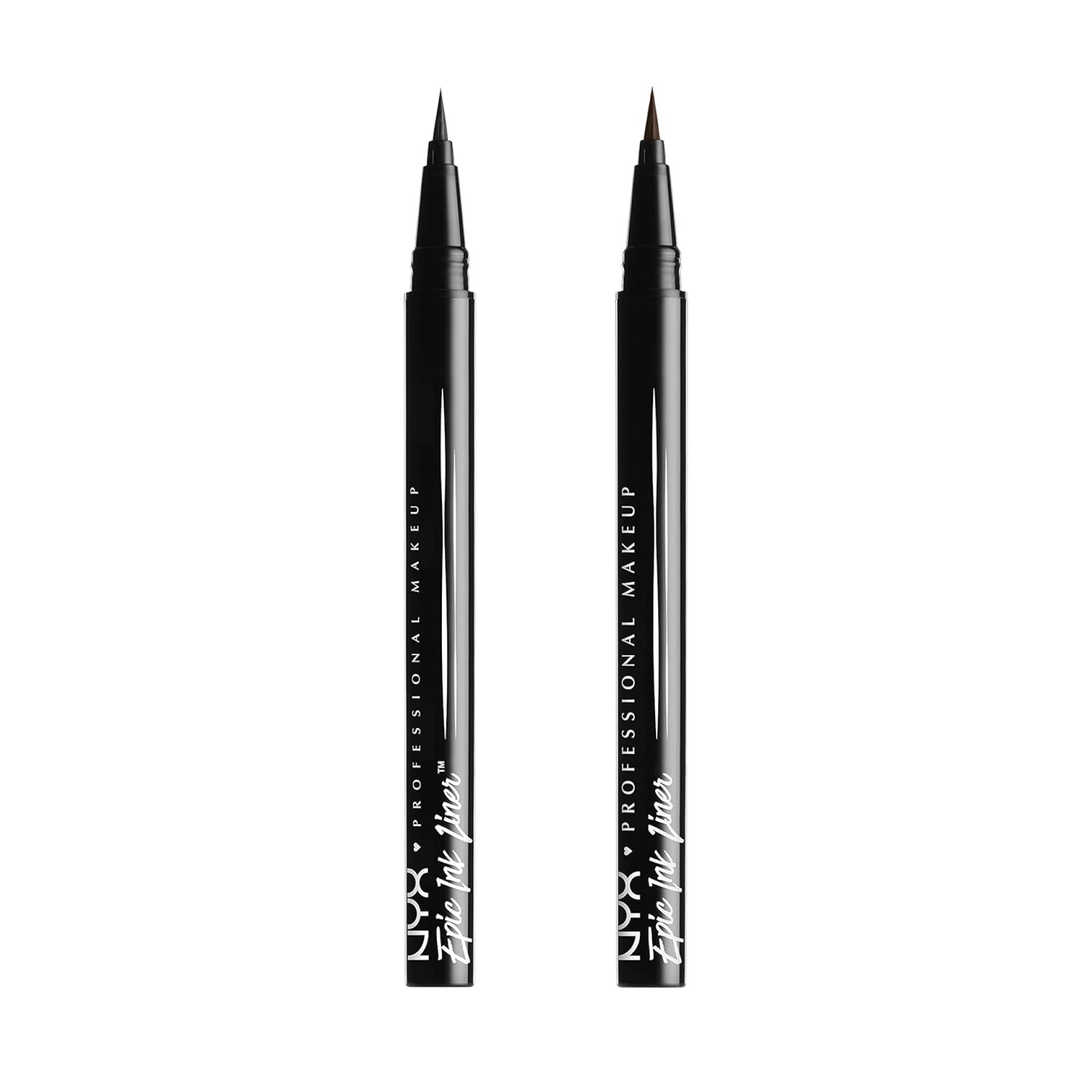 NYX PROFESSIONAL MAKEUP Epic Ink Liner, Waterproof Liquid Eyeliner – Black (Pack Of 2), Vegan Formula NYX PROFESSIONAL MAKEUP Epic Ink Liner, Waterproof Liquid Eyeliner – Black (Pack Of 2), Vegan Formula