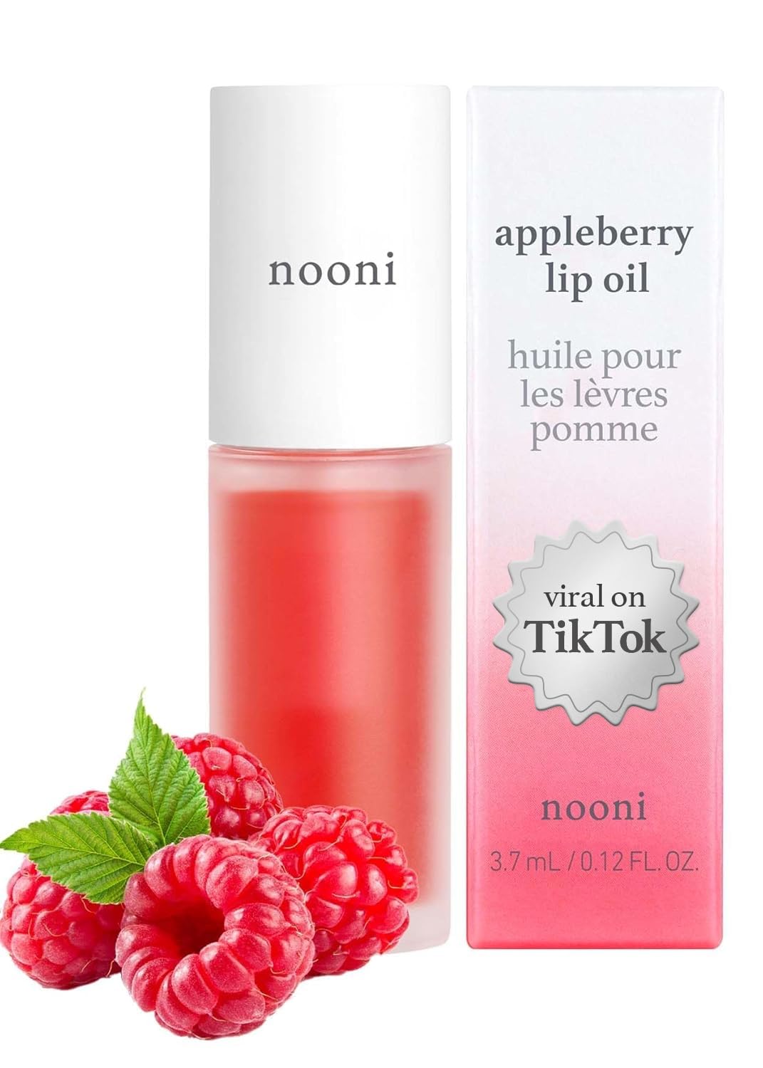 NOONI Vegan Appleseed Lip Oil – Appleberry | Long-Lasting, Moisturizing, Plumping, Revitalizing for Dry Lips, Waterproof, No Peel Off, Korean Tint, Hydrating, Nourishing Crystal Clear, 0.12 FL Oz NOONI Vegan Appleseed Lip Oil – Appleberry | Long-Lasting, Moisturizing, Plumping, Revitalizing for Dry Lips, Waterproof, No Peel Off, Korean Tint, Hydrating, Nourishing Crystal Clear, 0.12 FL Oz