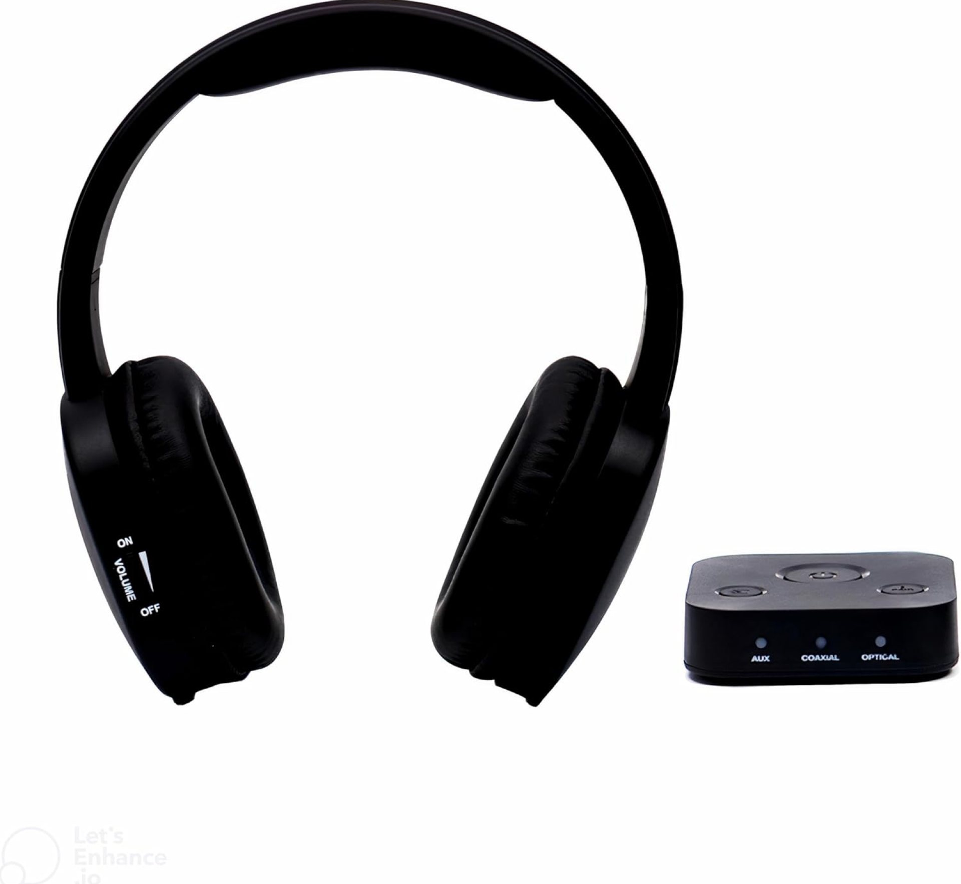 Wireless Theatre TV Headphones for Hearing Impaired, 100 ft Range, 12 Hour Battery, Digital Audio System for Seniors Wireless Theatre TV Headphones for Hearing Impaired, 100 ft Range, 12 Hour Battery, Digital Audio System for Seniors