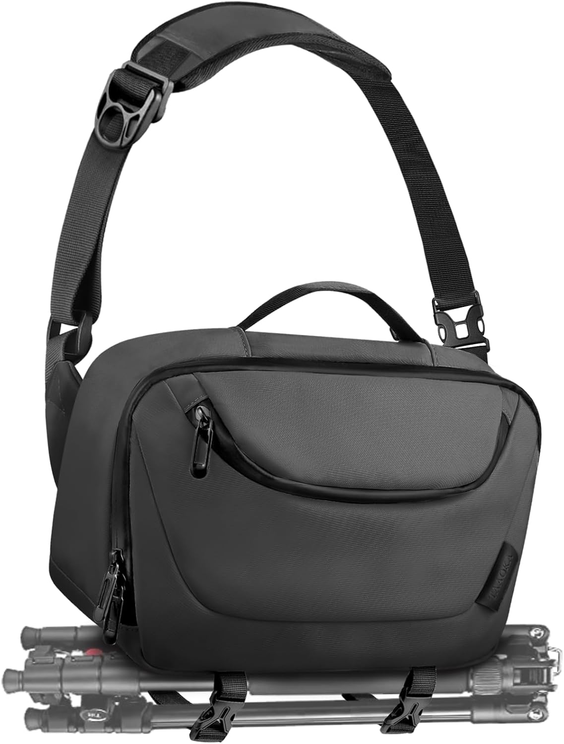 Camera Sling Bag,Waterproof Camera Case with Tripod Holder,DSLR/SLR/Mirrorless Camera Bags Crossbody for photographers-Black Camera Sling Bag,Waterproof Camera Case with Tripod Holder,DSLR/SLR/Mirrorless Camera Bags Crossbody for photographers-Black