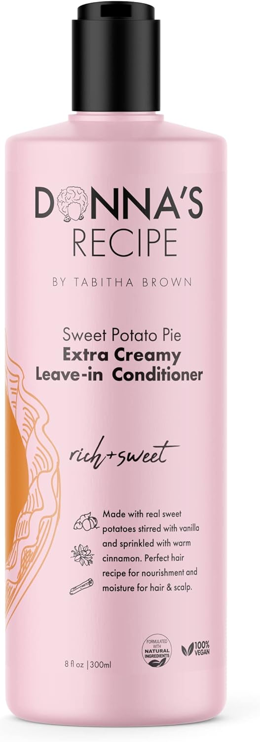 Donna’s Recipe by Tabitha Brown Leave-in Conditioner (LOC System) Sweet Potato Pie Extra Creamy Donna’s Recipe by Tabitha Brown Leave-in Conditioner (LOC System) Sweet Potato Pie Extra Creamy