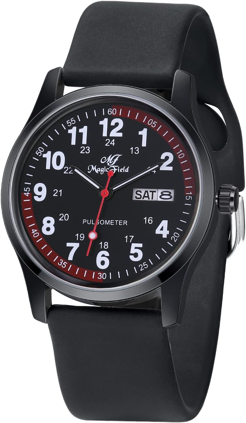 ManChDa Nurse Watch Nursing Watch Analog Medical Watches with Second Hand Easy to Read ManChDa Nurse Watch Nursing Watch Analog Medical Watches with Second Hand Easy to Read