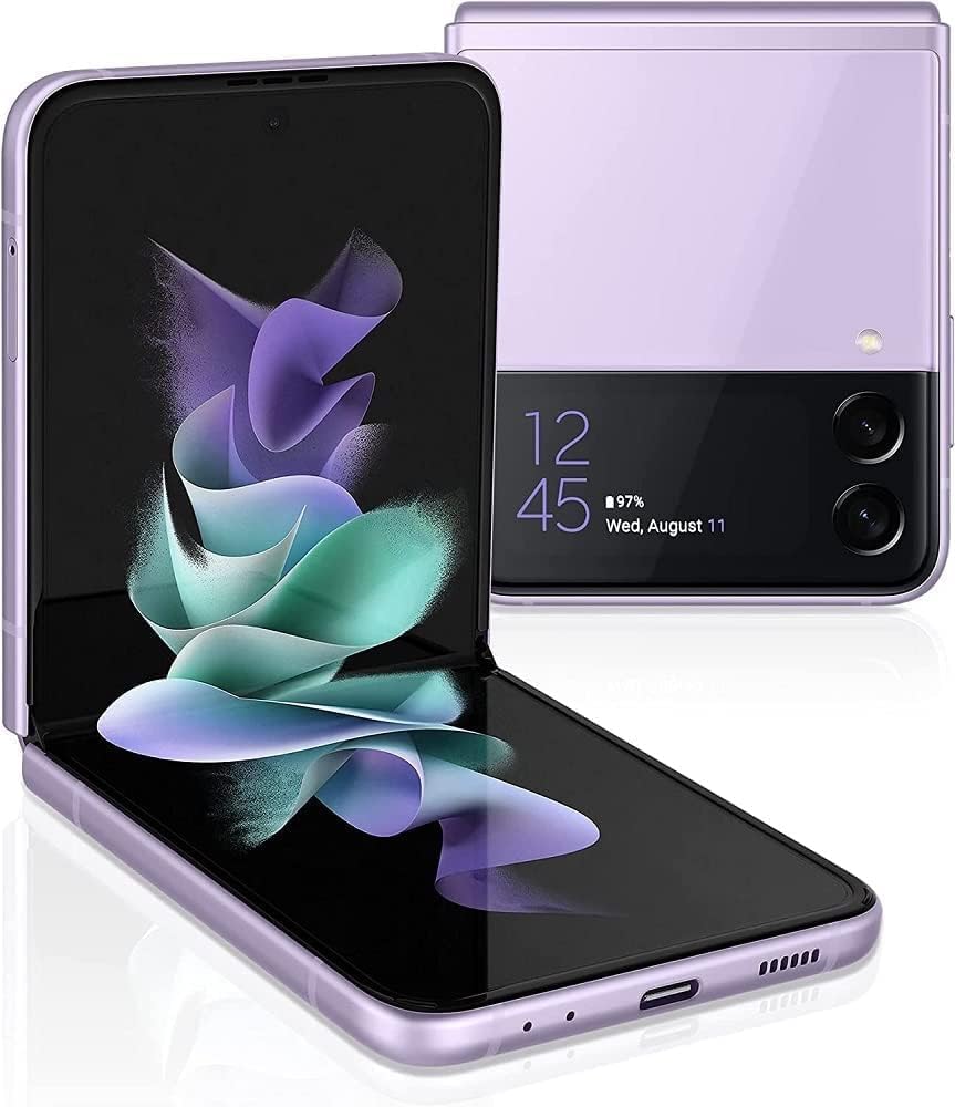 SAMSUNG Galaxy Z Flip 3 5G, US Version, 256GB, Lavender – Unlocked (Renewed) SAMSUNG Galaxy Z Flip 3 5G, US Version, 256GB, Lavender – Unlocked (Renewed)