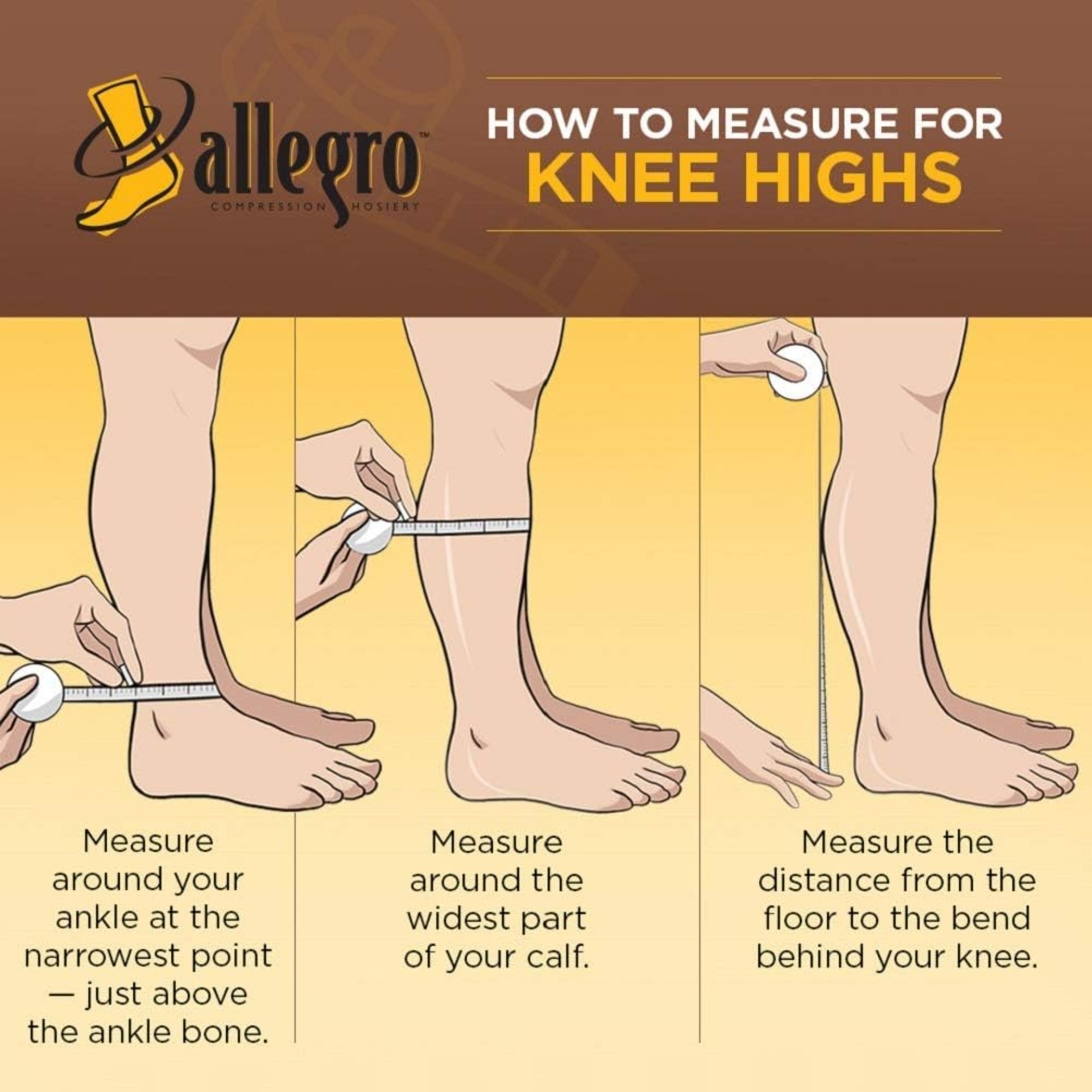 Allegro Unisex 20-30 mmHg Essential 111 Cotton Compression Sock – Calf High, Walking Support Sock, Compression Athletic Sock Allegro Unisex 20-30 mmHg Essential 111 Cotton Compression Sock – Calf High, Walking Support Sock, Compression Athletic Sock