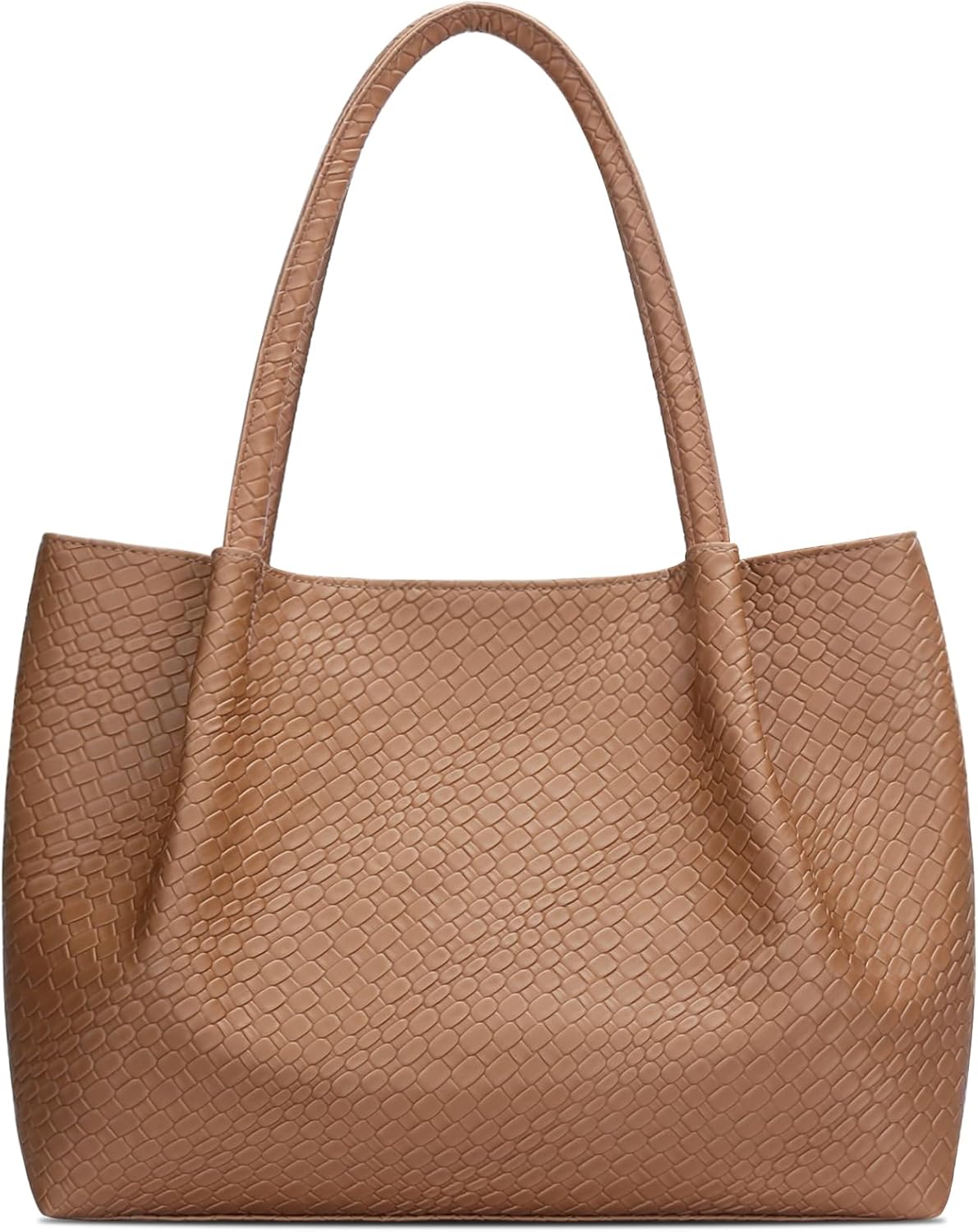 KKXIU Tote Bag for Women Vegan Leather Shoulder Purse Large Capacity Travel Bag KKXIU Tote Bag for Women Vegan Leather Shoulder Purse Large Capacity Travel Bag