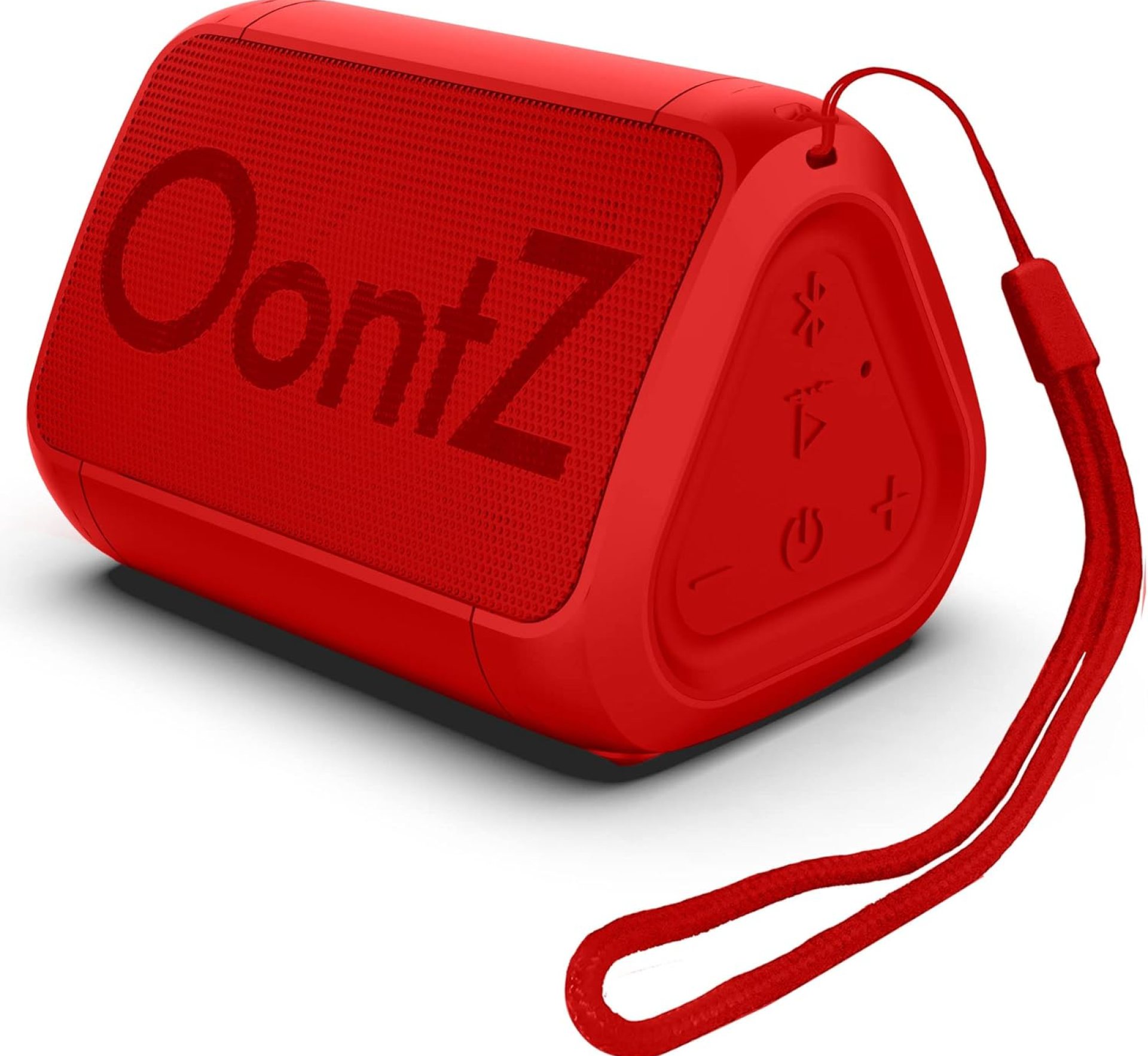 OontZ Solo Bluetooth Portable Speaker, 5 Watts Mini Speaker, up to 100 unobstructed feet Wireless Range, 10hrs Playtime, IPX5 Waterproof Bluetooth Speaker (Red) OontZ Solo Bluetooth Portable Speaker, 5 Watts Mini Speaker, up to 100 unobstructed feet Wireless Range, 10hrs Playtime, IPX5 Waterproof Bluetooth Speaker (Red)