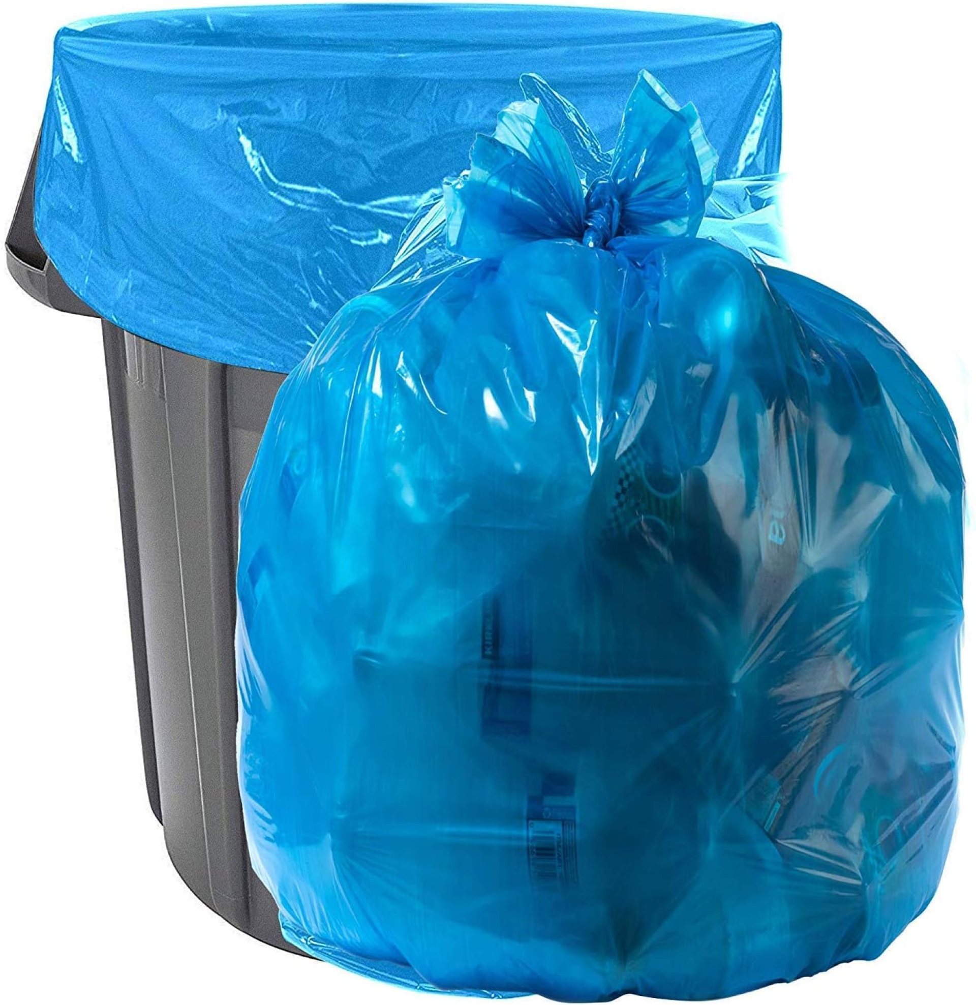Aluf Plastics H-RBL39 33 Gallon Blue Trash Bags – (Pack of 100) – 1.2 MIL – Garbage or Recycling Bags 33″ x 39″ – Large Plastic Can Liners – for Industrial, Home, Contractor, Recycling Aluf Plastics H-RBL39 33 Gallon Blue Trash Bags – (Pack of 100) – 1.2 MIL – Garbage or Recycling Bags 33″ x 39″ – Large Plastic Can Liners – for Industrial, Home, Contractor, Recycling