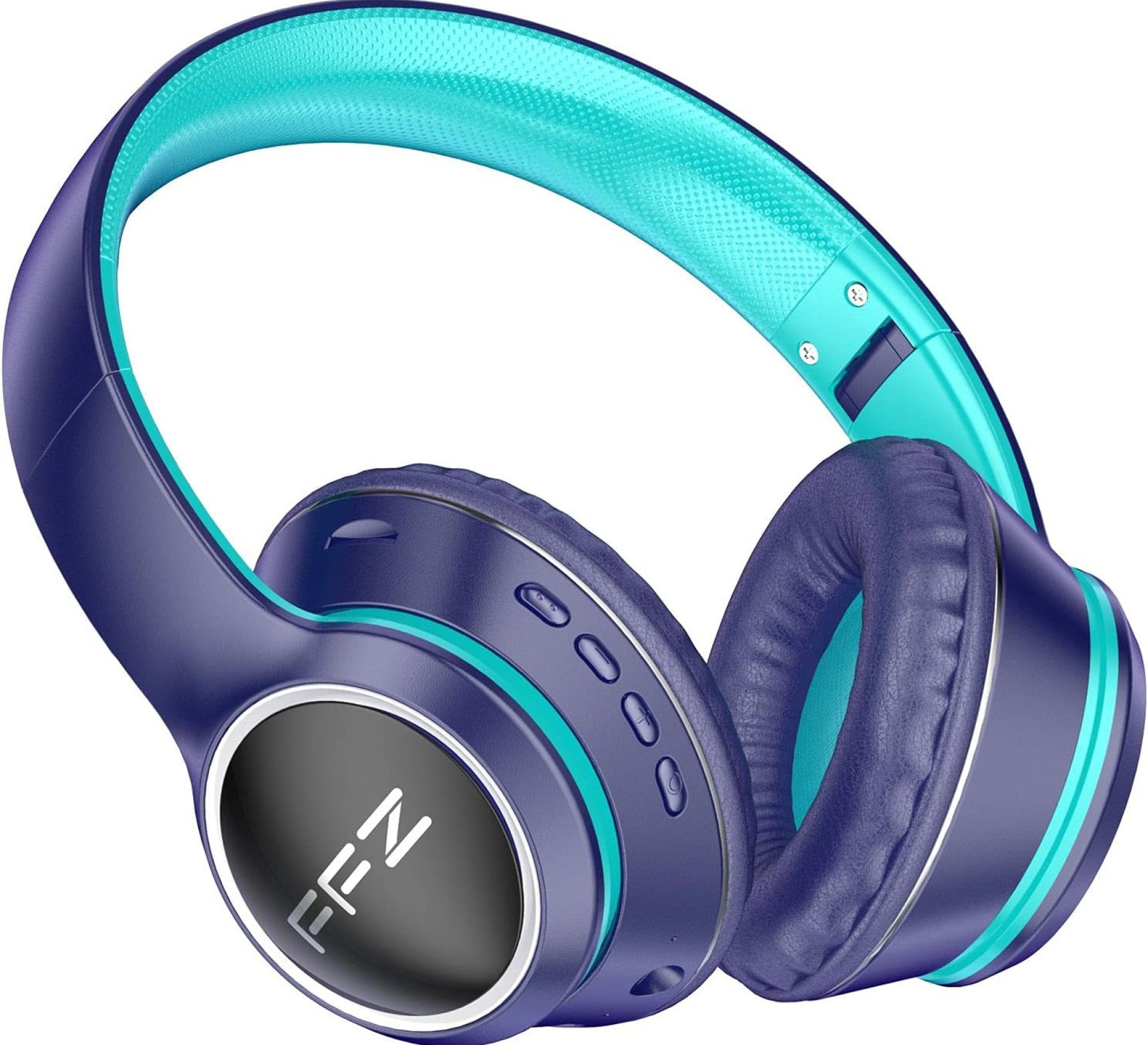 FFZ Kids Bluetooth Headphones, Kids Wireless Headphones, Headphones for Kids for School, Built-in Microphone, Colorful LED Lights, Foldable Headset, for Ipad/Tablet/Car/Airplane(Navy Blue) FFZ Kids Bluetooth Headphones, Kids Wireless Headphones, Headphones for Kids for School, Built-in Microphone, Colorful LED Lights, Foldable Headset, for Ipad/Tablet/Car/Airplane(Navy Blue)