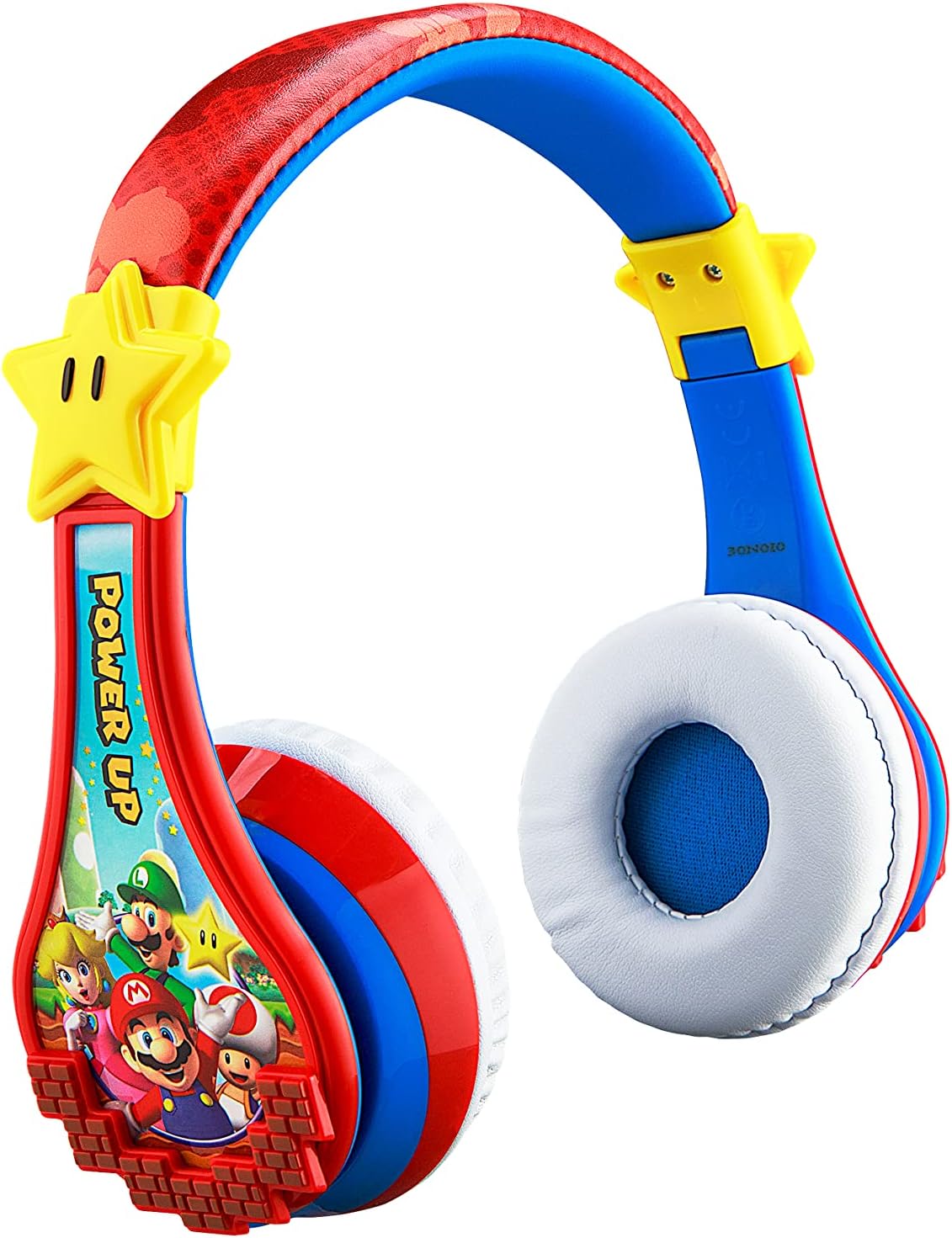 Super Mario Wireless Bluetooth Portable Kids Headphones with Microphone, Volume Reduced to Protect Hearing Rechargeable Battery, Adjustable Kids Headband for School Home or Travel Super Mario Wireless Bluetooth Portable Kids Headphones with Microphone, Volume Reduced to Protect Hearing Rechargeable Battery, Adjustable Kids Headband for School Home or Travel