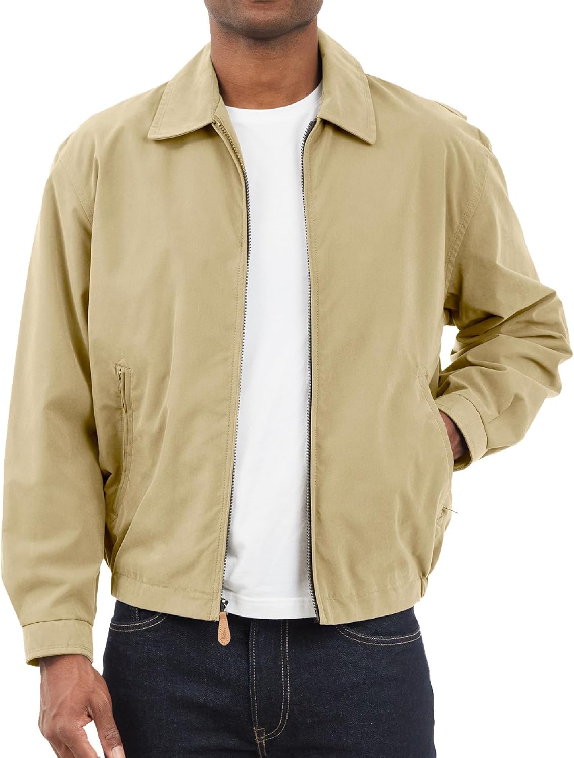 LONDON FOG Men’s Auburn Zip-Front Golf Jacket (Regular & Big-Tall Sizes) LONDON FOG Men’s Auburn Zip-Front Golf Jacket (Regular & Big-Tall Sizes)