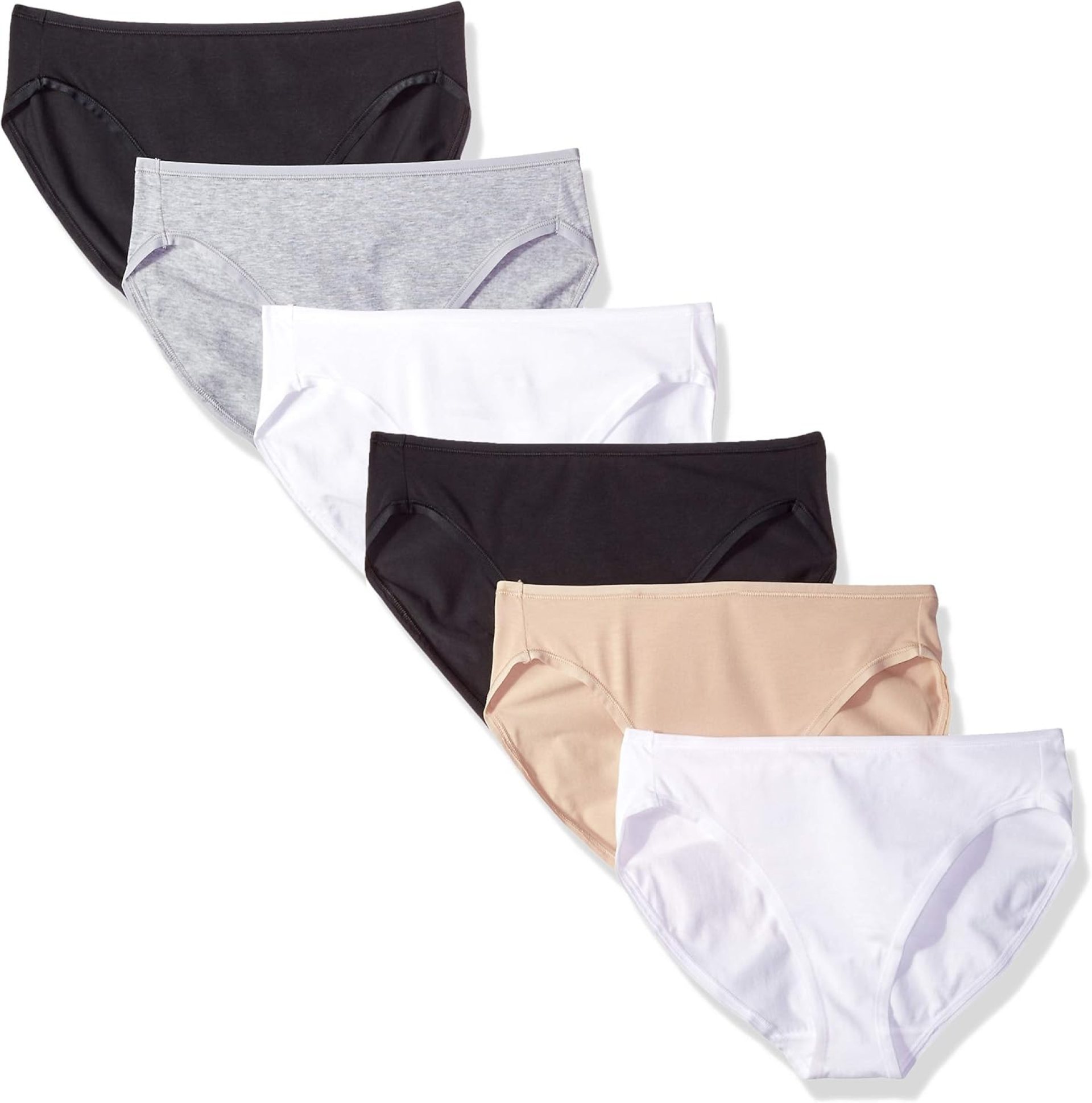 Amazon Essentials Women’s Cotton High Leg Brief Underwear (Available in Plus Size), Multipacks Amazon Essentials Women’s Cotton High Leg Brief Underwear (Available in Plus Size), Multipacks