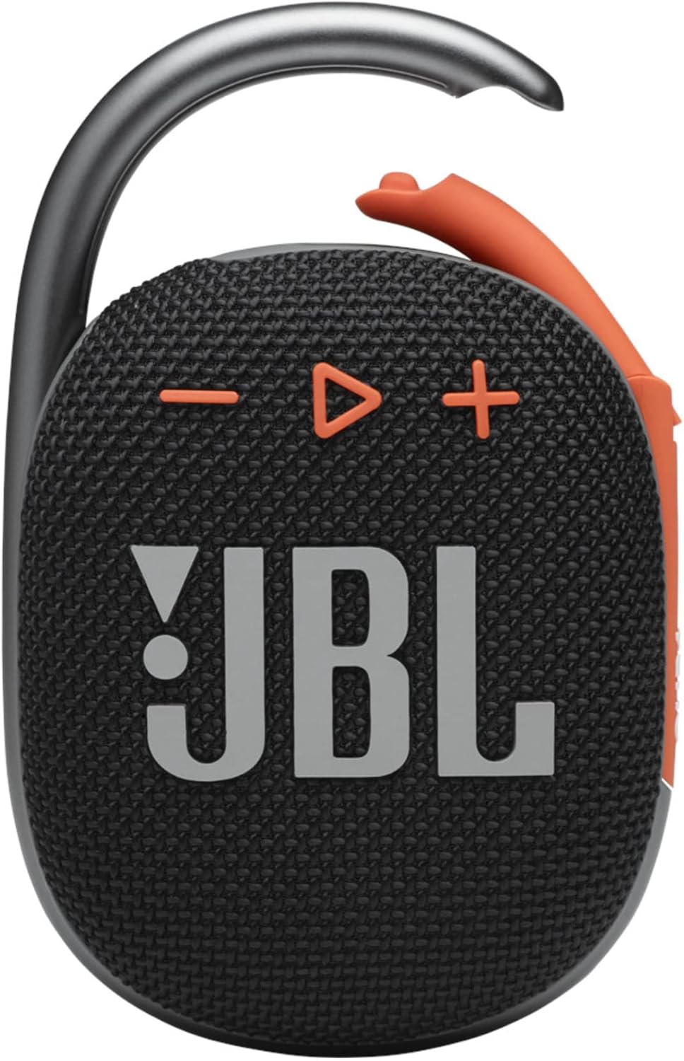 JBL Clip 4, Black/Orange – Portable Bluetooth 5.1 Speaker – Up to 10 Hours of Play – Waterproof & Dust Resistant – Includes Noise & Echo-Canceling Speakerphone JBL Clip 4, Black/Orange – Portable Bluetooth 5.1 Speaker – Up to 10 Hours of Play – Waterproof & Dust Resistant – Includes Noise & Echo-Canceling Speakerphone