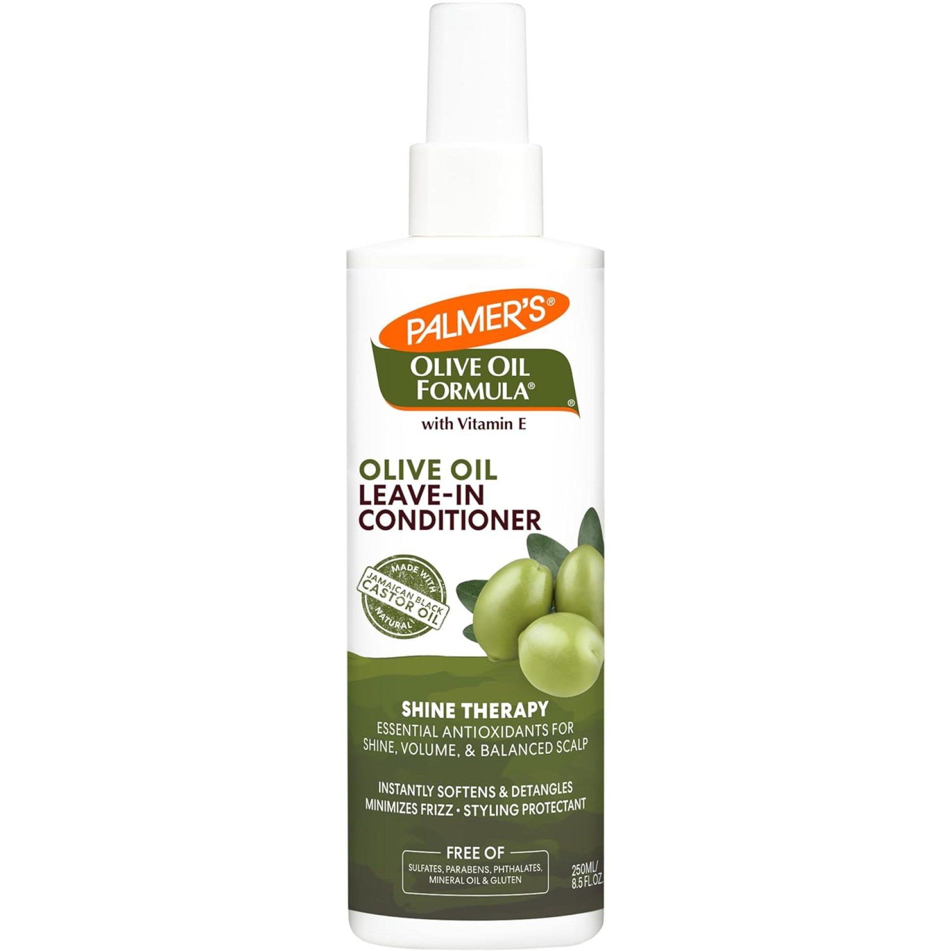 Palmer’s Olive Oil Formula Leave In Conditioner Spray, Shine Therapy, Instantly Detangle, Soften and Smooth Textured and Curly Hair, 8.5 Ounces Palmer’s Olive Oil Formula Leave In Conditioner Spray, Shine Therapy, Instantly Detangle, Soften and Smooth Textured and Curly Hair, 8.5 Ounces