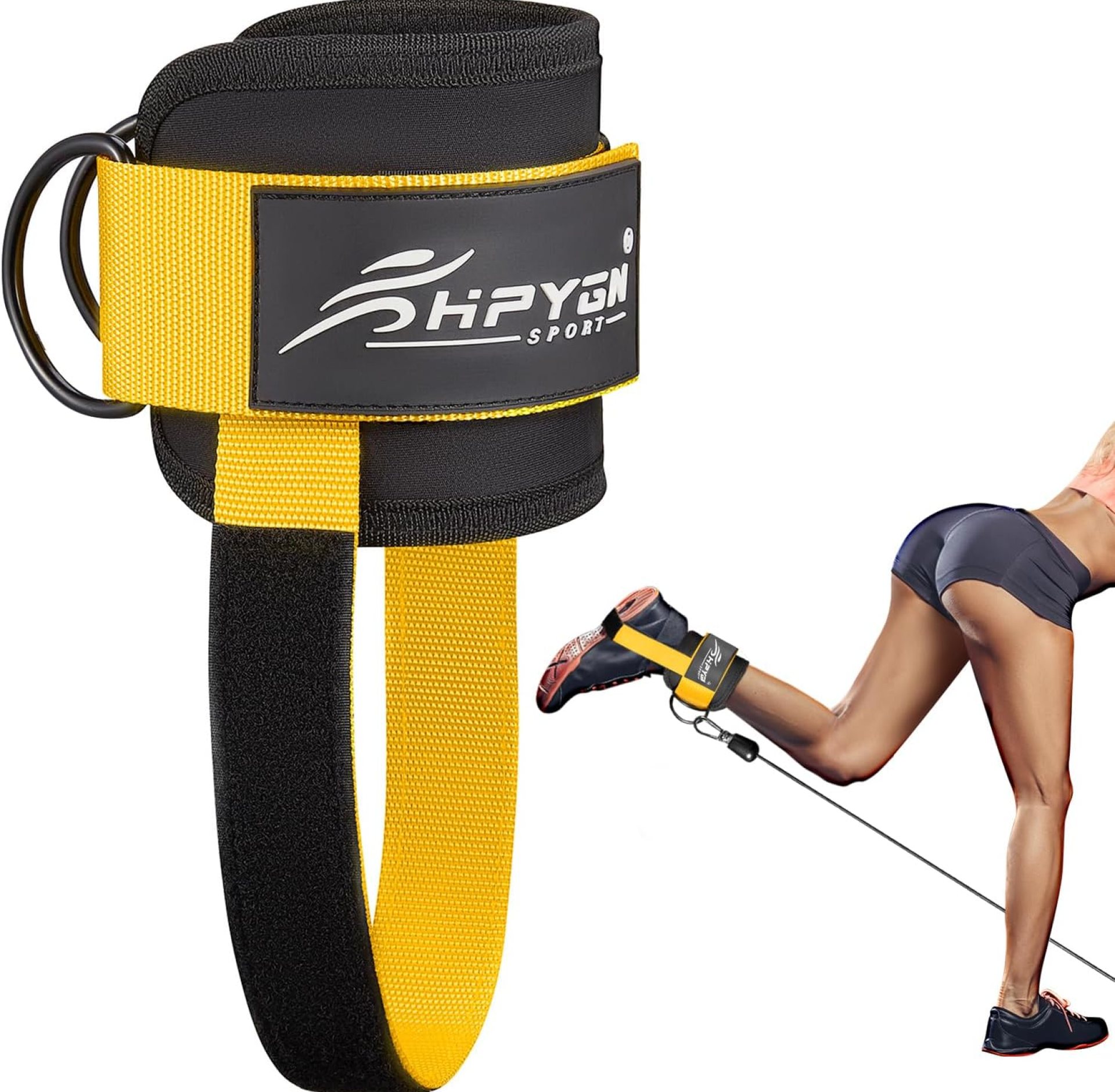 Ankle Strap for Cable Machine, Padded Ankle Straps for Cable Machine Kickbacks, Glute Workouts, Leg Extensions, Curls, Booty Hip Abductors Exercise, Adjustable Comfort Ankle Cuff for Gym Ankle Strap for Cable Machine, Padded Ankle Straps for Cable Machine Kickbacks, Glute Workouts, Leg Extensions, Curls, Booty Hip Abductors Exercise, Adjustable Comfort Ankle Cuff for Gym