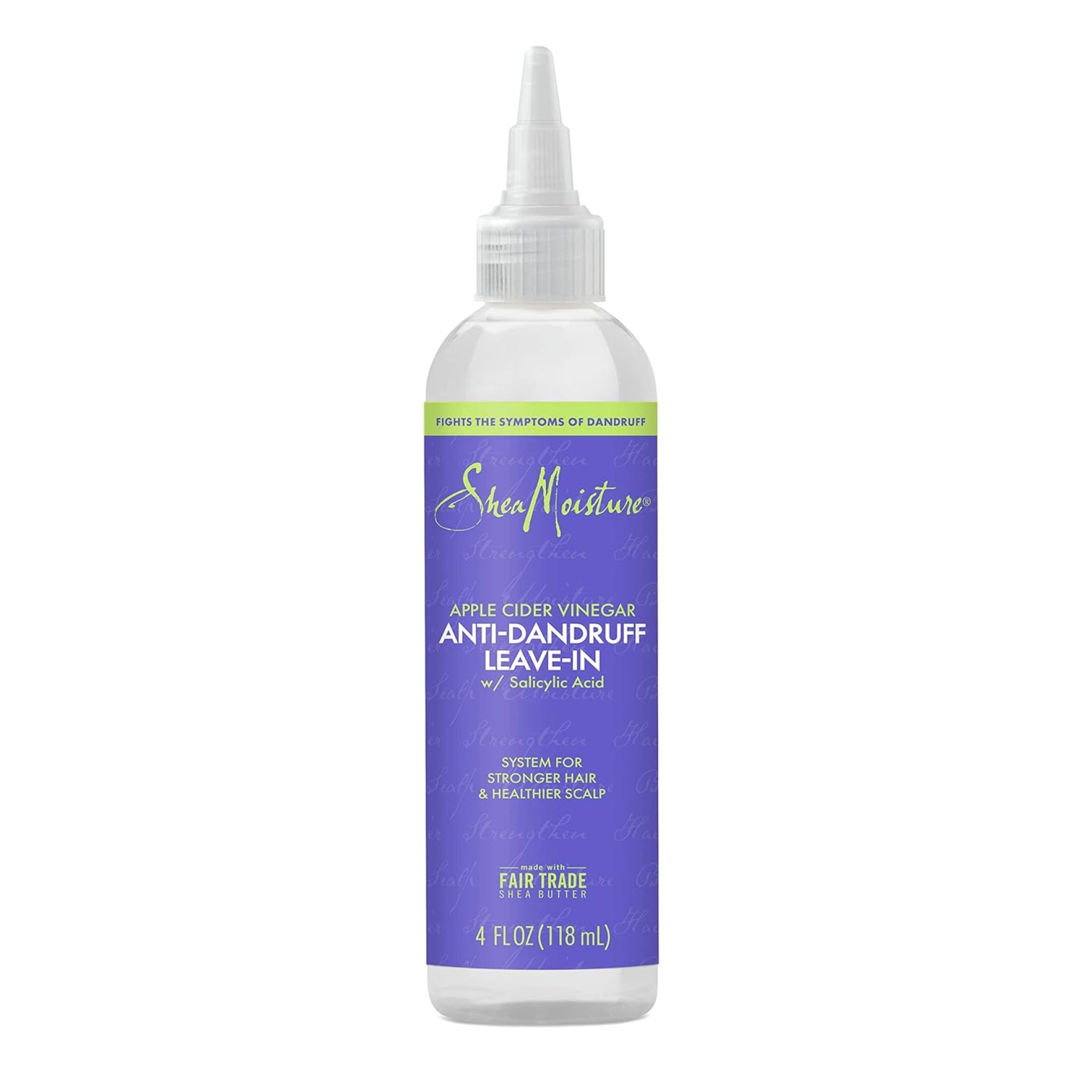SheaMoisture Hair Care System Anti-Dandruff Leave-In For Stronger Hair & Healthier Scalp Formulated With Apple Cider Vinegar Fair Trade Shea Butter 4oz SheaMoisture Hair Care System Anti-Dandruff Leave-In For Stronger Hair & Healthier Scalp Formulated With Apple Cider Vinegar Fair Trade Shea Butter 4oz