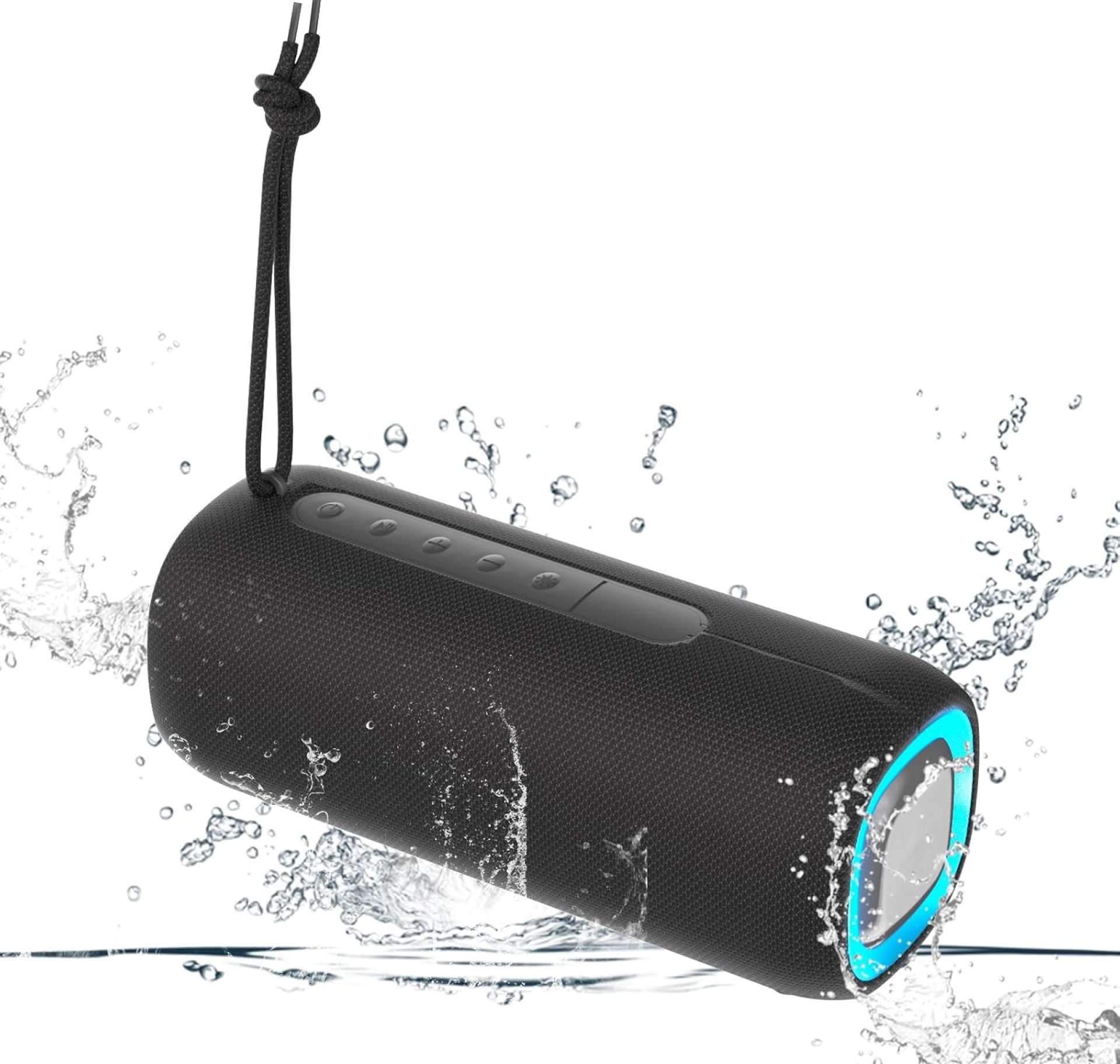 Portable Speaker, Wireless Bluetooth Clear Loud Stereo Sound IPX6 Waterproof Speakers with RGB Lights, BT5.3, Long Playtime, TWS Pairing for Home Outdoor Party Beach Travel, (1PCS, Black) Portable Speaker, Wireless Bluetooth Clear Loud Stereo Sound IPX6 Waterproof Speakers with RGB Lights, BT5.3, Long Playtime, TWS Pairing for Home Outdoor Party Beach Travel, (1PCS, Black)