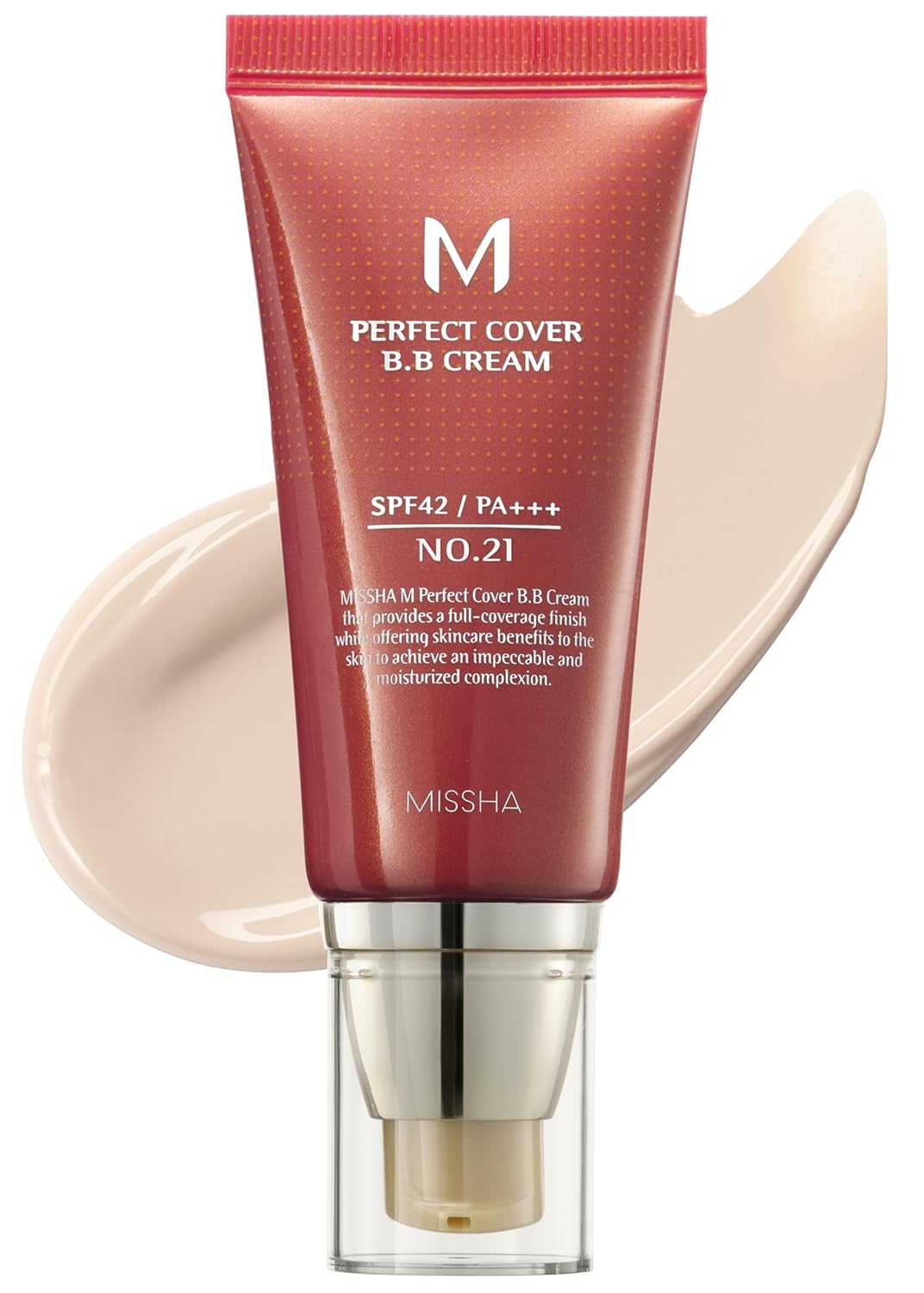 MISSHA M Perfect BB Cream No.21 Light Beige for Bright Skin SPF 42 PA +++ 1.69 Fl Oz – Tinted Moisturizer for face with SPF MISSHA M Perfect BB Cream No.21 Light Beige for Bright Skin SPF 42 PA +++ 1.69 Fl Oz – Tinted Moisturizer for face with SPF
