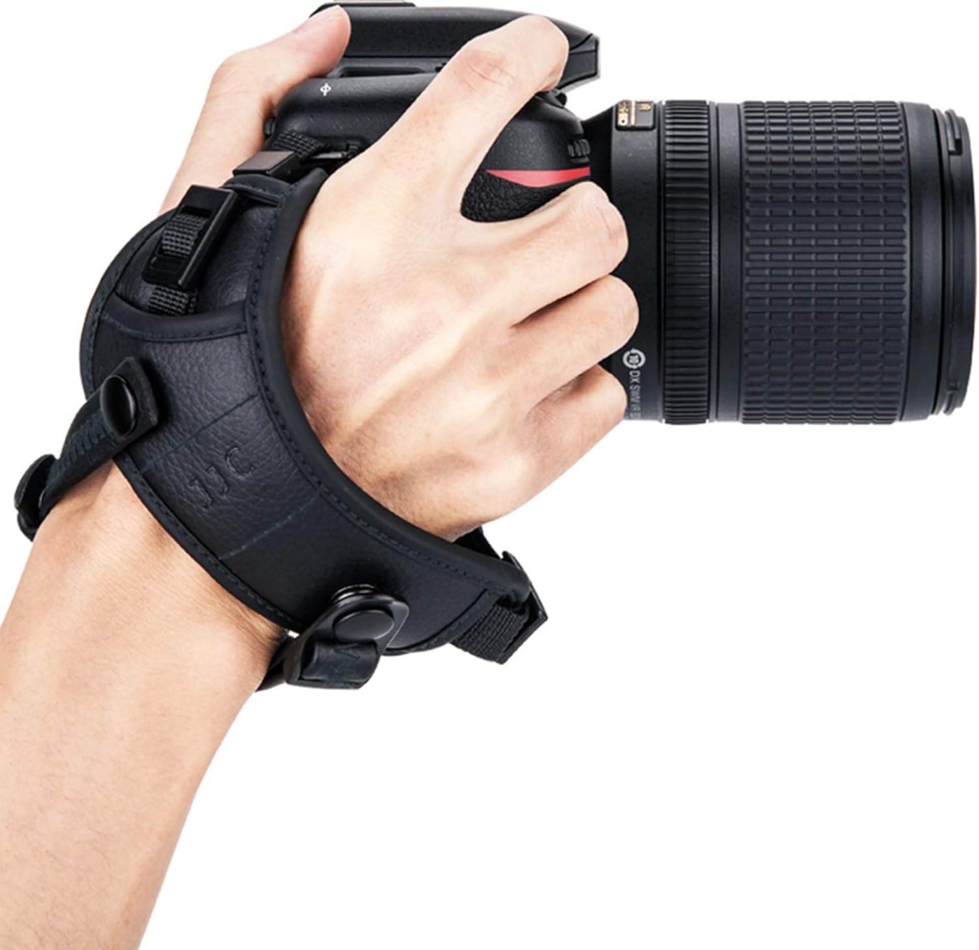 JJC Deluxe Microfiber Camera Hand Strap, Secure Padded Camera Holder Wrist Strap for Canon Nikon Sony Fujifilm Olympus DSLR and Mirrorless, Must Have Photography Accessories for Photographers JJC Deluxe Microfiber Camera Hand Strap, Secure Padded Camera Holder Wrist Strap for Canon Nikon Sony Fujifilm Olympus DSLR and Mirrorless, Must Have Photography Accessories for Photographers