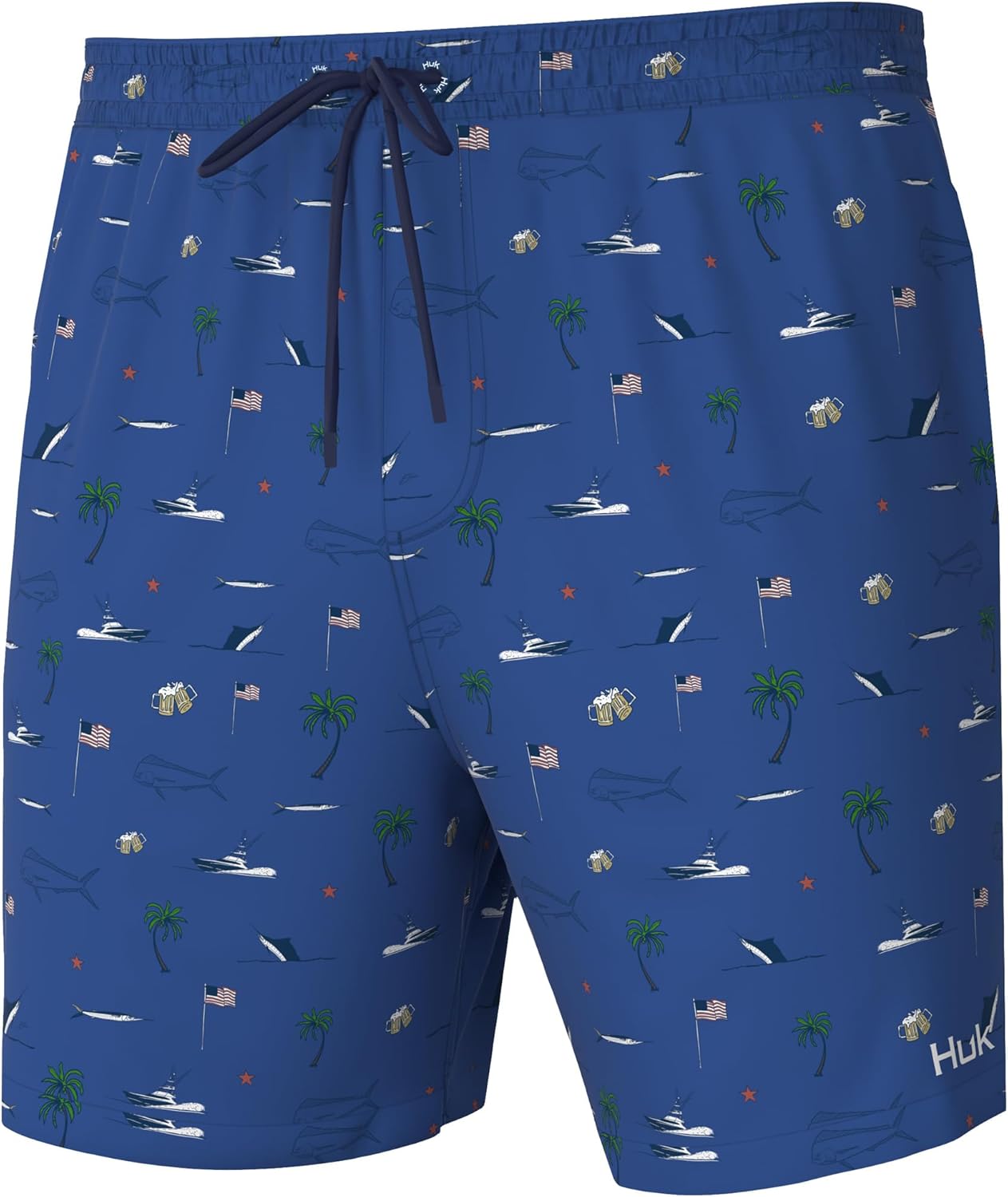 HUK Men’s Kc Scott Patterned Volley Shorts, Performance Fishing Boardshorts HUK Men’s Kc Scott Patterned Volley Shorts, Performance Fishing Boardshorts