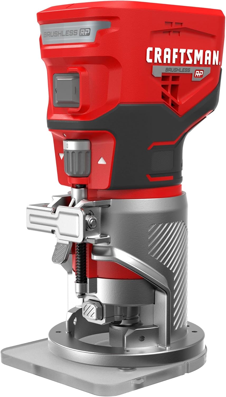 CRAFTSMAN V20 Router Tool, Cordless, Variable Speed, Fixed Base Router with Depth Adjustment, Bare Tool Only (CMCW400B) CRAFTSMAN V20 Router Tool, Cordless, Variable Speed, Fixed Base Router with Depth Adjustment, Bare Tool Only (CMCW400B)