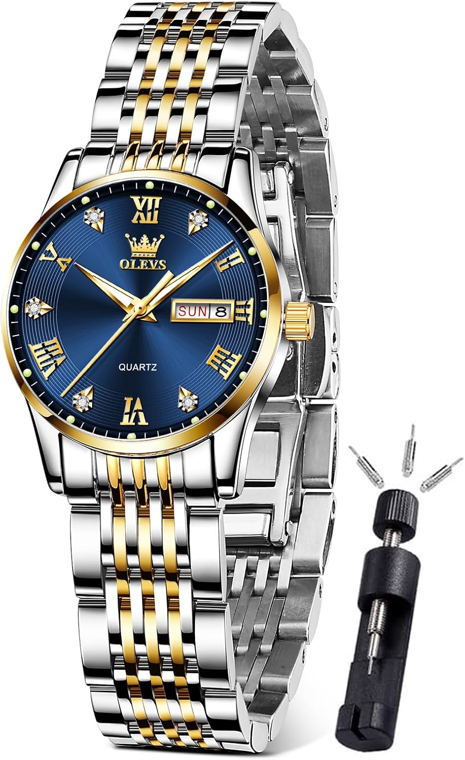 OLEVS Watches for Women Small Wrist Women’s Watches Waterproof Analog Quartz Fashion Simple Ladies Watches with Date Dress Stainless Steel Woman Watch OLEVS Watches for Women Small Wrist Women’s Watches Waterproof Analog Quartz Fashion Simple Ladies Watches with Date Dress Stainless Steel Woman Watch