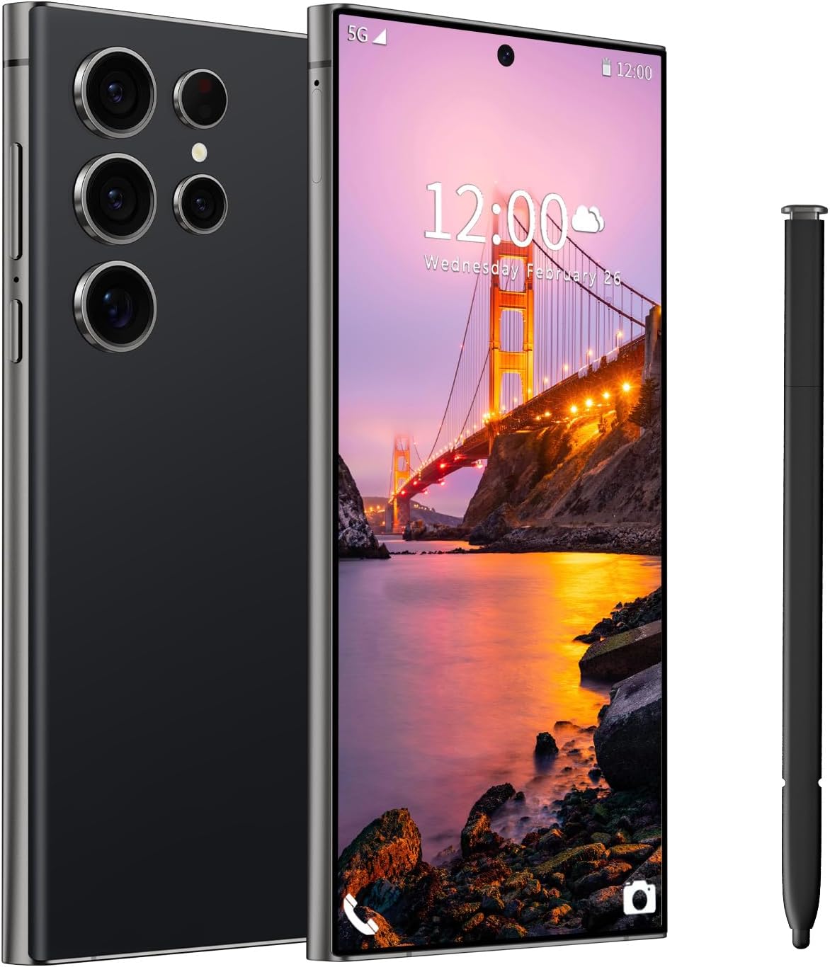 Huness I24 Ultra Unlocked Phone,Built in Pen The Phone,Smartphone Battery 6800mAh 6.8″ HD Screen,Android 13.0 6+256GB with 128GB Memory Card Cell Phone,5G/Face ID/Fingerprint Lock/GPS (Black, 6+256) Huness I24 Ultra Unlocked Phone,Built in Pen The Phone,Smartphone Battery 6800mAh 6.8″ HD Screen,Android 13.0 6+256GB with 128GB Memory Card Cell Phone,5G/Face ID/Fingerprint Lock/GPS (Black, 6+256)