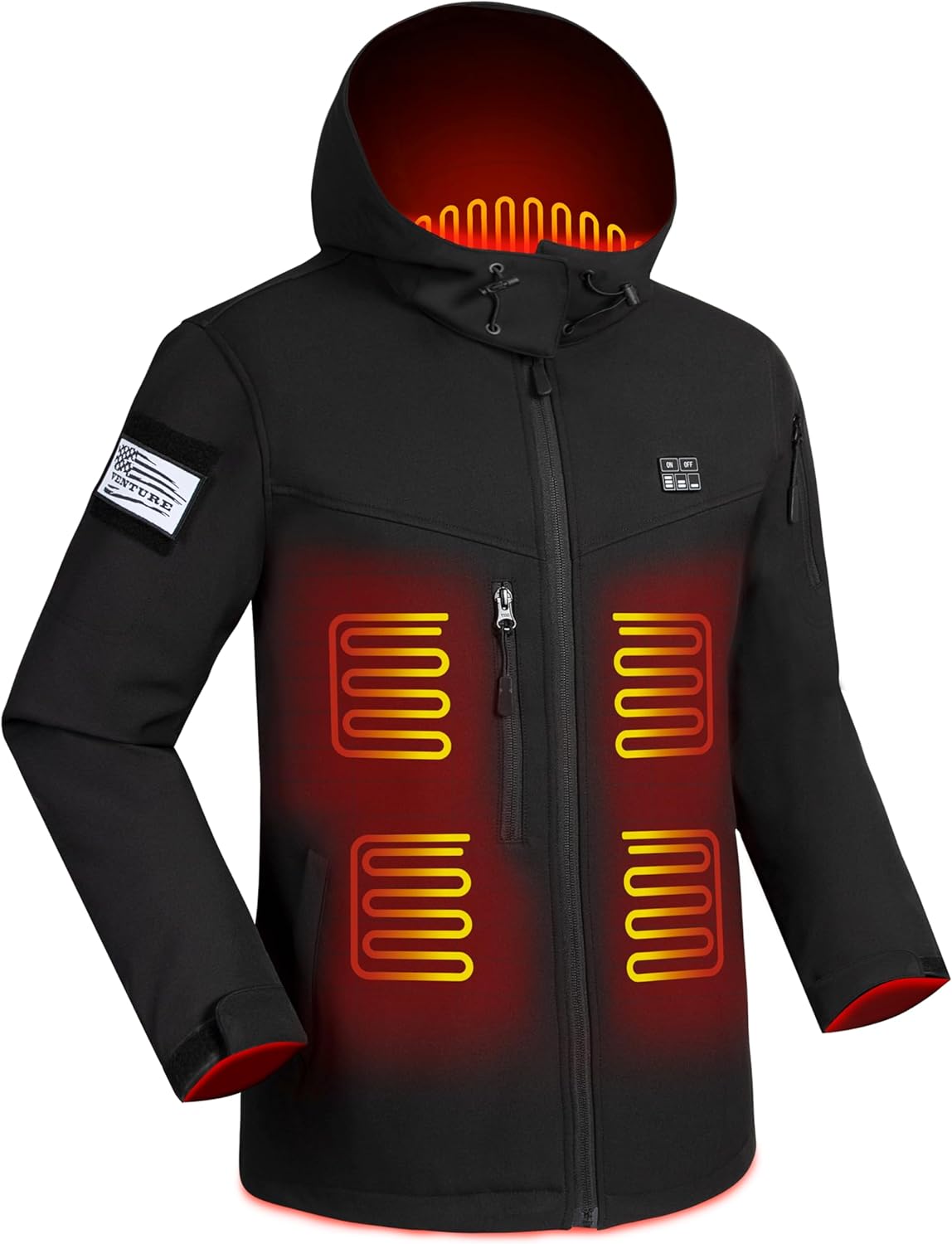 Heated Jacket – Rechargeable Heating Jacket with 10000mAh Large Capacity Battery Pack Heated Jacket – Rechargeable Heating Jacket with 10000mAh Large Capacity Battery Pack
