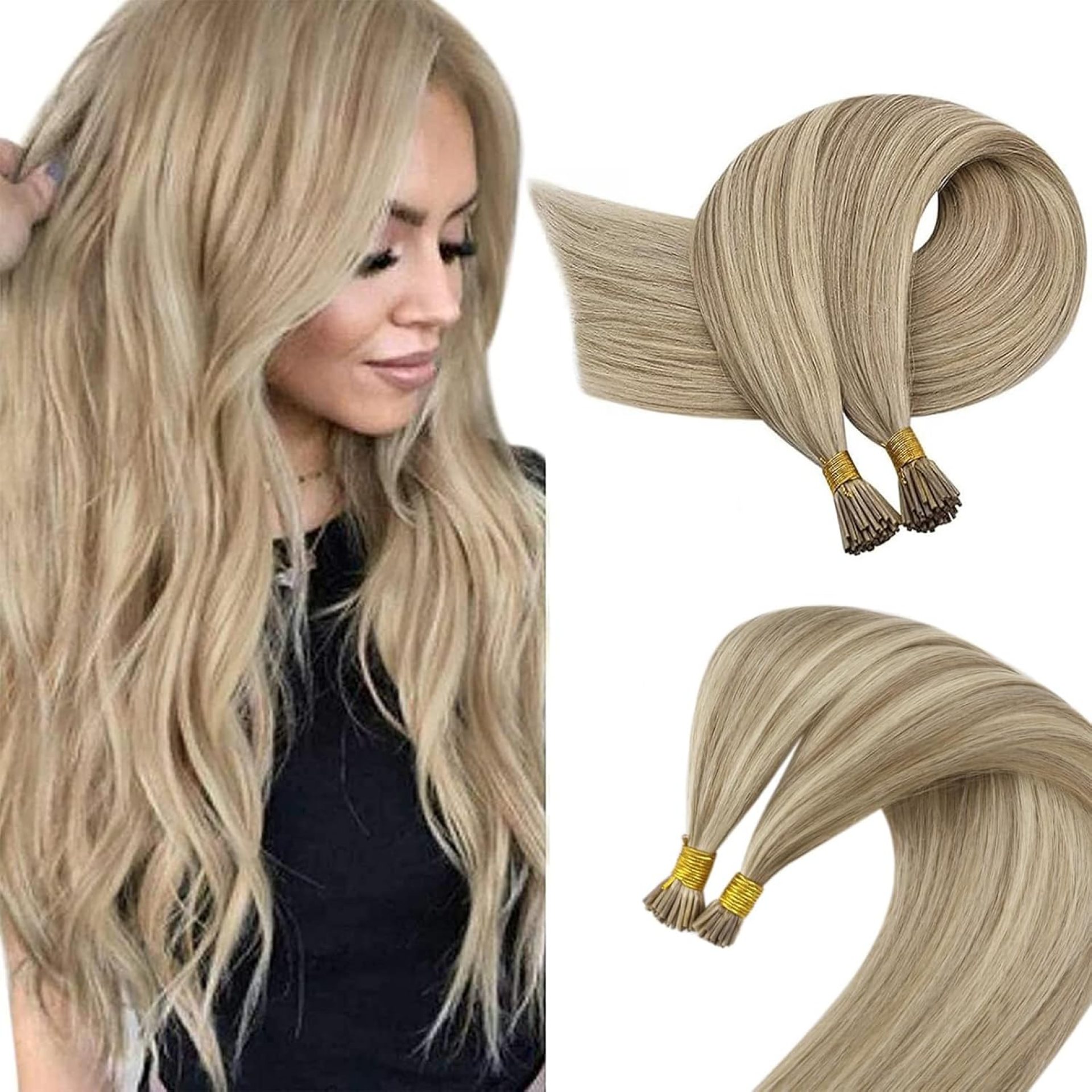 Sunny Hair Blonde Highlight Itip Hair Extensions 20inch I Tip Extensions Human Hair Golden Blonde Highlight Medium Blonde Pre Bonded I Tip Hair Extensions Blonde Highlight Hair Extension I Tip 50s 50g Sunny Hair Blonde Highlight Itip Hair Extensions 20inch I Tip Extensions Human Hair Golden Blonde Highlight Medium Blonde Pre Bonded I Tip Hair Extensions Blonde Highlight Hair Extension I Tip 50s 50g