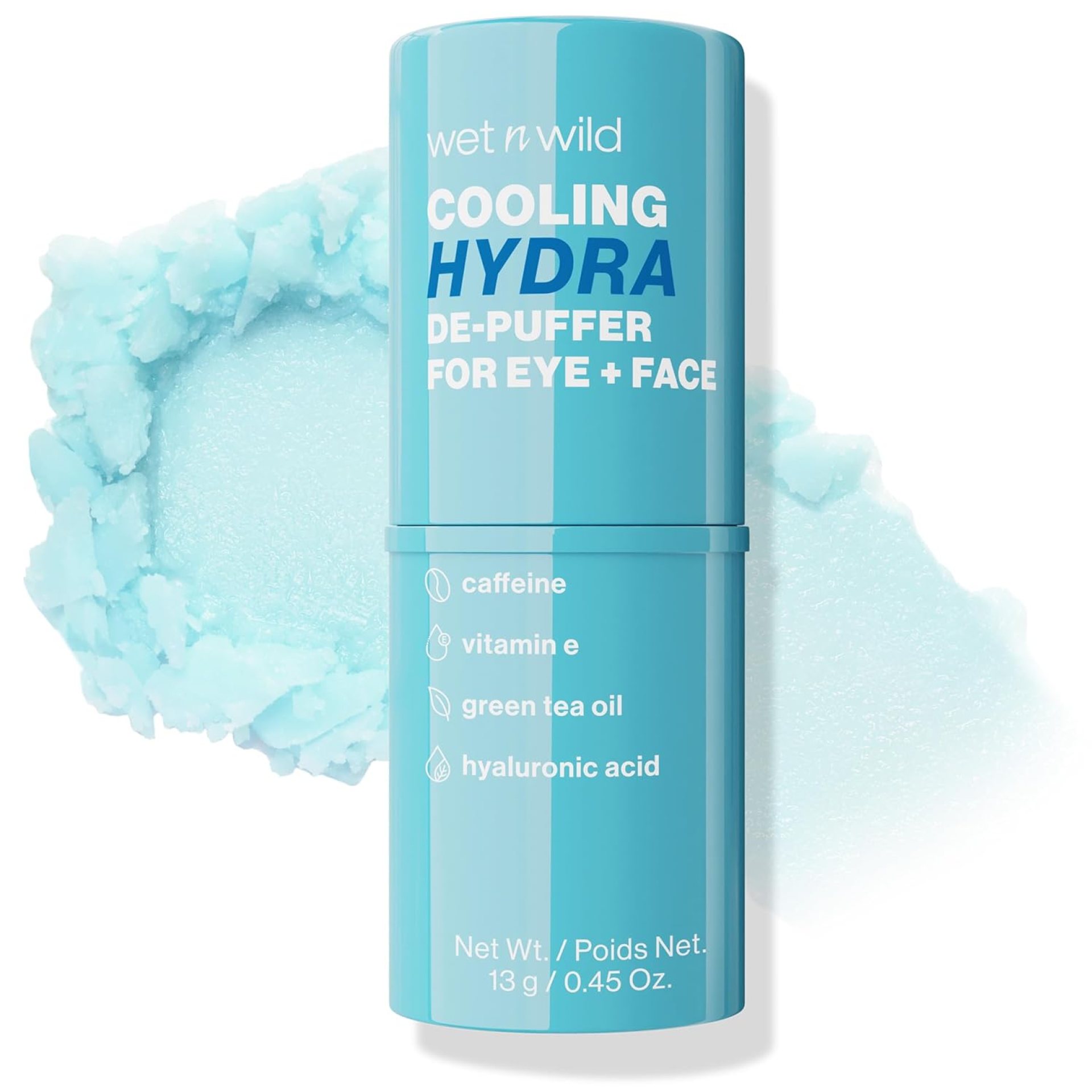 wet n wild Cooling Hydra De-Puffer, Soothing Face Makeup Primer Stick with Vitamin E & Caffeine, Instant Skin Refreshments for All Skin Types and Complexions, Vegan & Cruelty-Free wet n wild Cooling Hydra De-Puffer, Soothing Face Makeup Primer Stick with Vitamin E & Caffeine, Instant Skin Refreshments for All Skin Types and Complexions, Vegan & Cruelty-Free