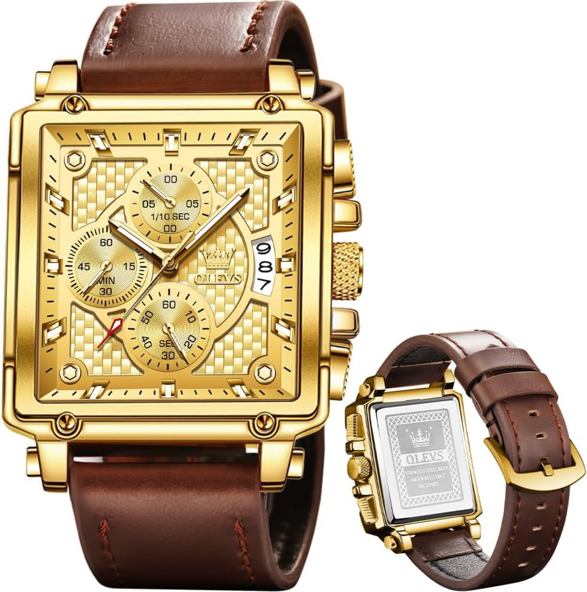 OLEVS Stylish Wrist Watch for Men,Silicone Strap Men Watches,Pro Diver Stainless Steel Chronograph Watch,Waterproof Date Dress Watch for Man,Large Face Male Watch OLEVS Stylish Wrist Watch for Men,Silicone Strap Men Watches,Pro Diver Stainless Steel Chronograph Watch,Waterproof Date Dress Watch for Man,Large Face Male Watch