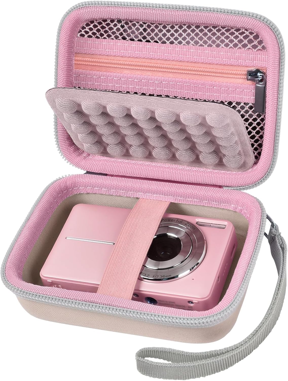Digital Camera Case for CAMKORY/for Kodak Pixpro/for VAHOIALD/for Sony DSCW800 830/ for Canon PowerShot 180 190. Vlogging Cameras Storage Holder for Accessories (Box Only)-Pink Digital Camera Case for CAMKORY/for Kodak Pixpro/for VAHOIALD/for Sony DSCW800 830/ for Canon PowerShot 180 190. Vlogging Cameras Storage Holder for Accessories (Box Only)-Pink