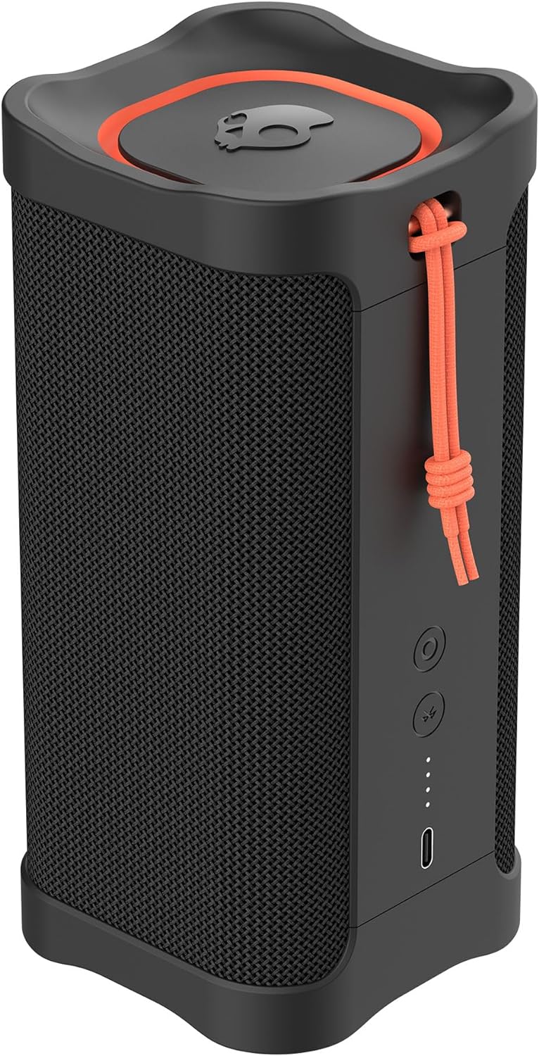 Skullcandy Terrain XL Wireless Bluetooth Speaker – IPX7 Waterproof Portable Speaker, 18 Hour Battery, Nylon Wrist Wrap, True Wireless Stereo Skullcandy Terrain XL Wireless Bluetooth Speaker – IPX7 Waterproof Portable Speaker, 18 Hour Battery, Nylon Wrist Wrap, True Wireless Stereo