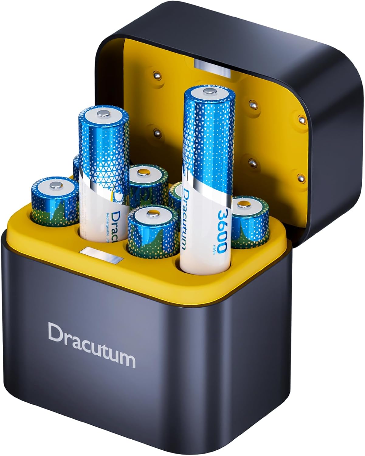 AA Rechargeable Batteries Lithium 8 Pack with Charger – 1.5V 3600mWh High Capacity Rechargeable AA Batteries, 2000 Cycles Long-Lasting Li-ion Doubel A Batteries for Blink Outdoor Camera AA Rechargeable Batteries Lithium 8 Pack with Charger – 1.5V 3600mWh High Capacity Rechargeable AA Batteries, 2000 Cycles Long-Lasting Li-ion Doubel A Batteries for Blink Outdoor Camera