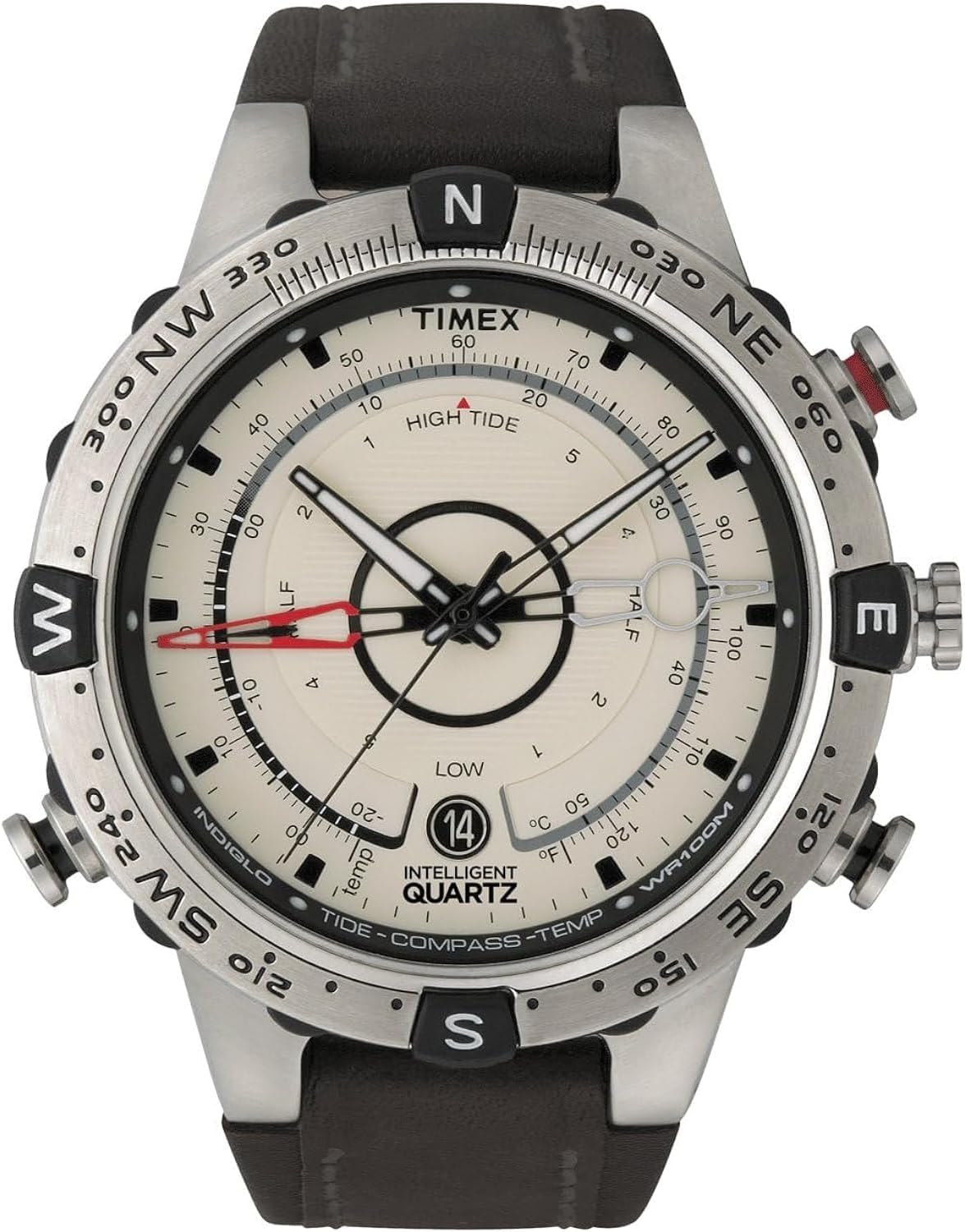 Timex Men’s Intelligent Quartz Tide Temp Compass Silicone Strap Watch Timex Men’s Intelligent Quartz Tide Temp Compass Silicone Strap Watch