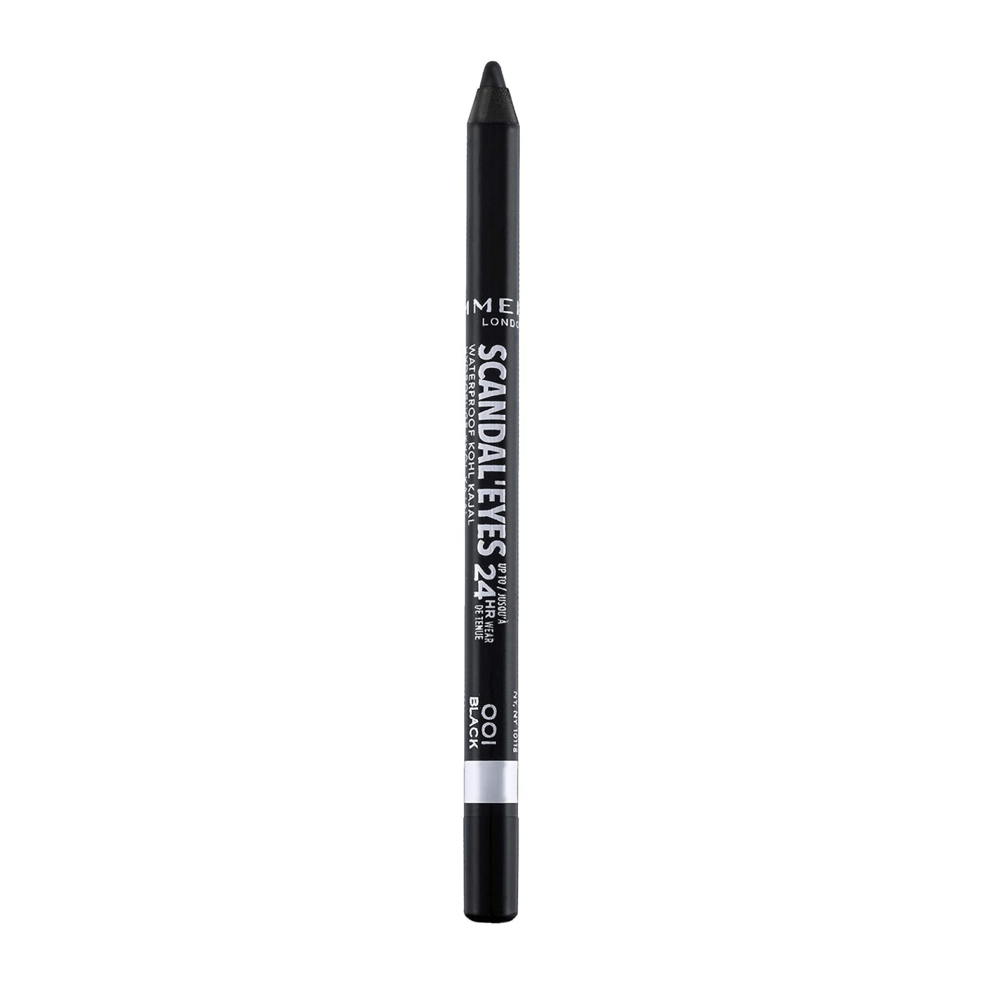 Rimmel London Scandaleyes Waterproof Gel Pencil Eyeliner, Long-Wearing, Ultra-Smooth, Smudge-Proof, 001, Black, 0.04oz Rimmel London Scandaleyes Waterproof Gel Pencil Eyeliner, Long-Wearing, Ultra-Smooth, Smudge-Proof, 001, Black, 0.04oz