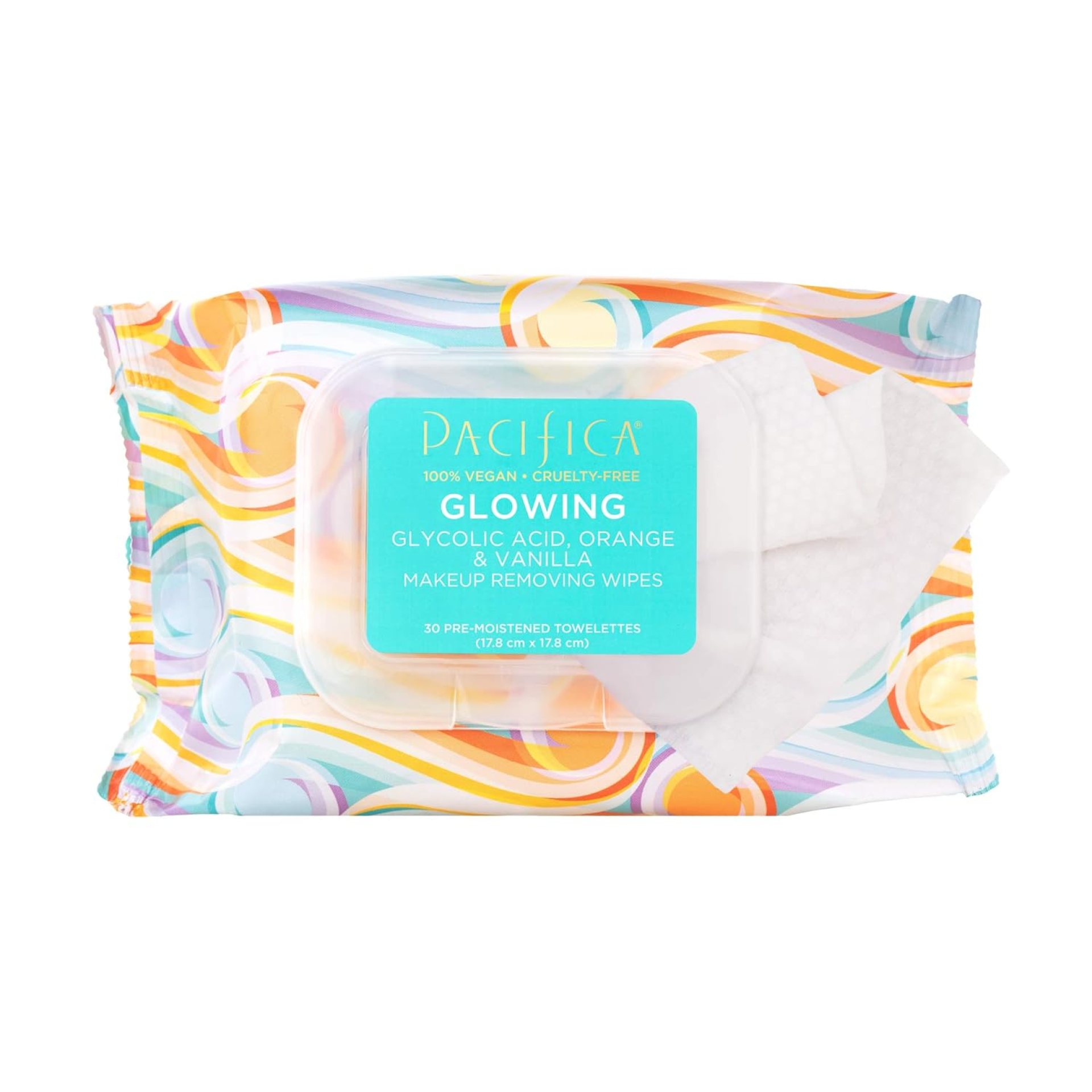 Pacifica Beauty, Glowing Makeup Remover Wipes, Glycolic Acid, Coconut Water, Aloe Infused, Daily Cleansing, Exfoliating, Clean Skin Care, Plant Fiber Facial Towelettes, Vegan & Cruelty Free Pacifica Beauty, Glowing Makeup Remover Wipes, Glycolic Acid, Coconut Water, Aloe Infused, Daily Cleansing, Exfoliating, Clean Skin Care, Plant Fiber Facial Towelettes, Vegan & Cruelty Free