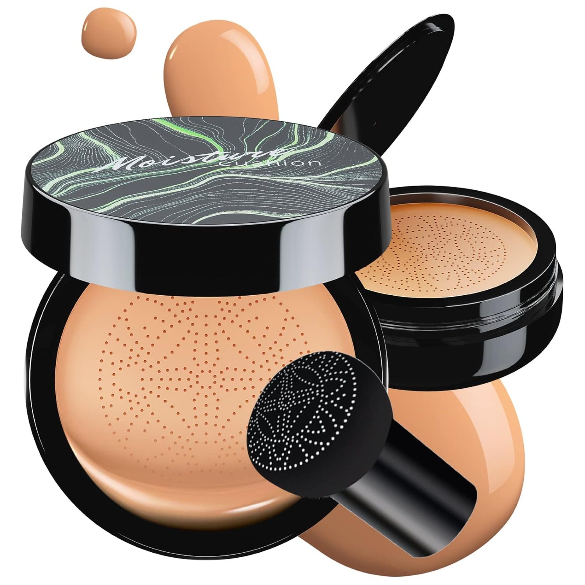 Mushroom Head Air Cushion CC Cream – BB Cream Foundation Makeup Moisturizing Concealer Long-Lasting, Cushion Foundation Full Coverage Self Adjusting for Mature Skin & All Skin Types (Medium Deep) Mushroom Head Air Cushion CC Cream – BB Cream Foundation Makeup Moisturizing Concealer Long-Lasting, Cushion Foundation Full Coverage Self Adjusting for Mature Skin & All Skin Types (Medium Deep)