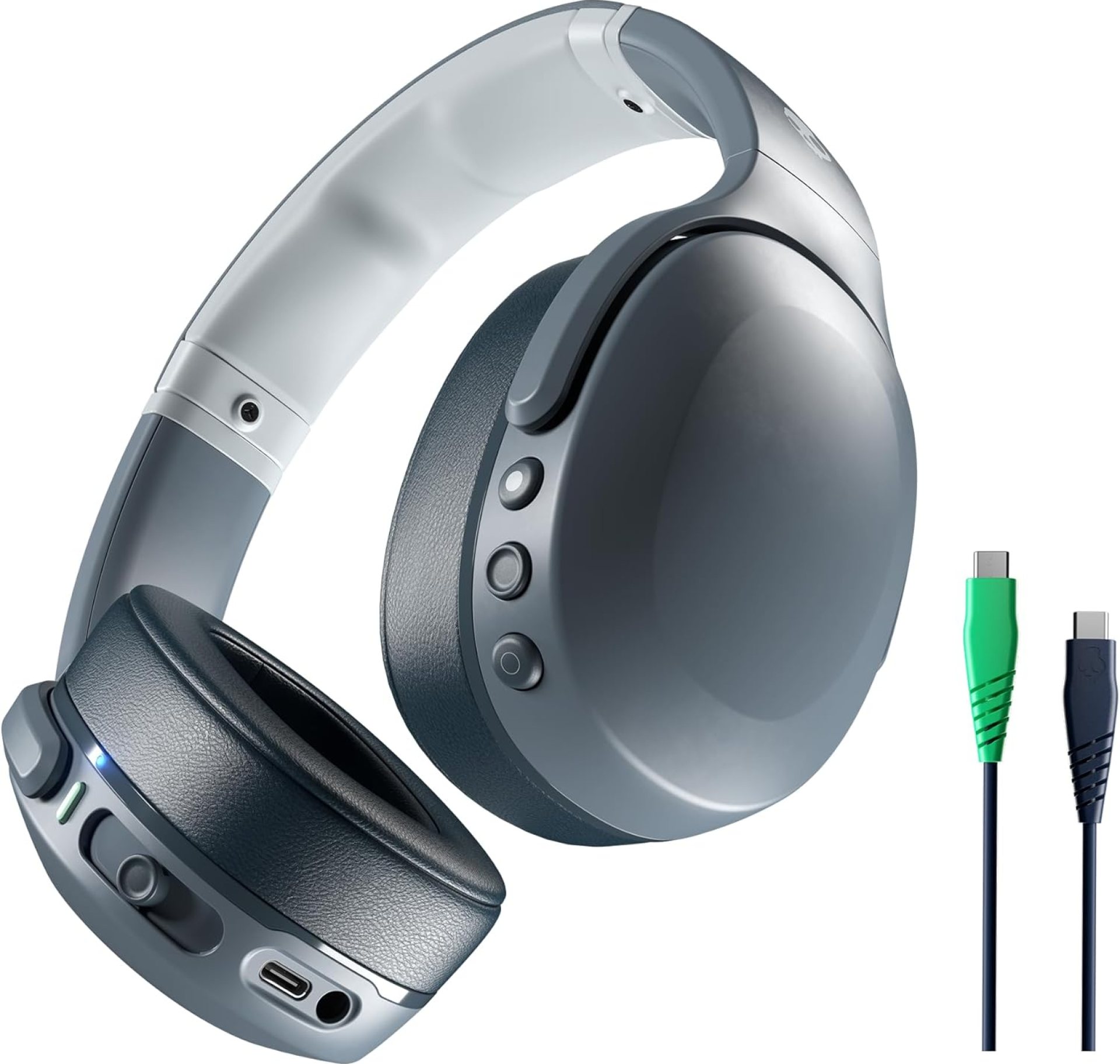 Skullcandy Crusher Evo Over-Ear Wireless Headphones with Sensory Bass with Charging Cable, 40 Hr Battery, Microphone, Works with iPhone Android and Bluetooth Devices – Grey Skullcandy Crusher Evo Over-Ear Wireless Headphones with Sensory Bass with Charging Cable, 40 Hr Battery, Microphone, Works with iPhone Android and Bluetooth Devices – Grey