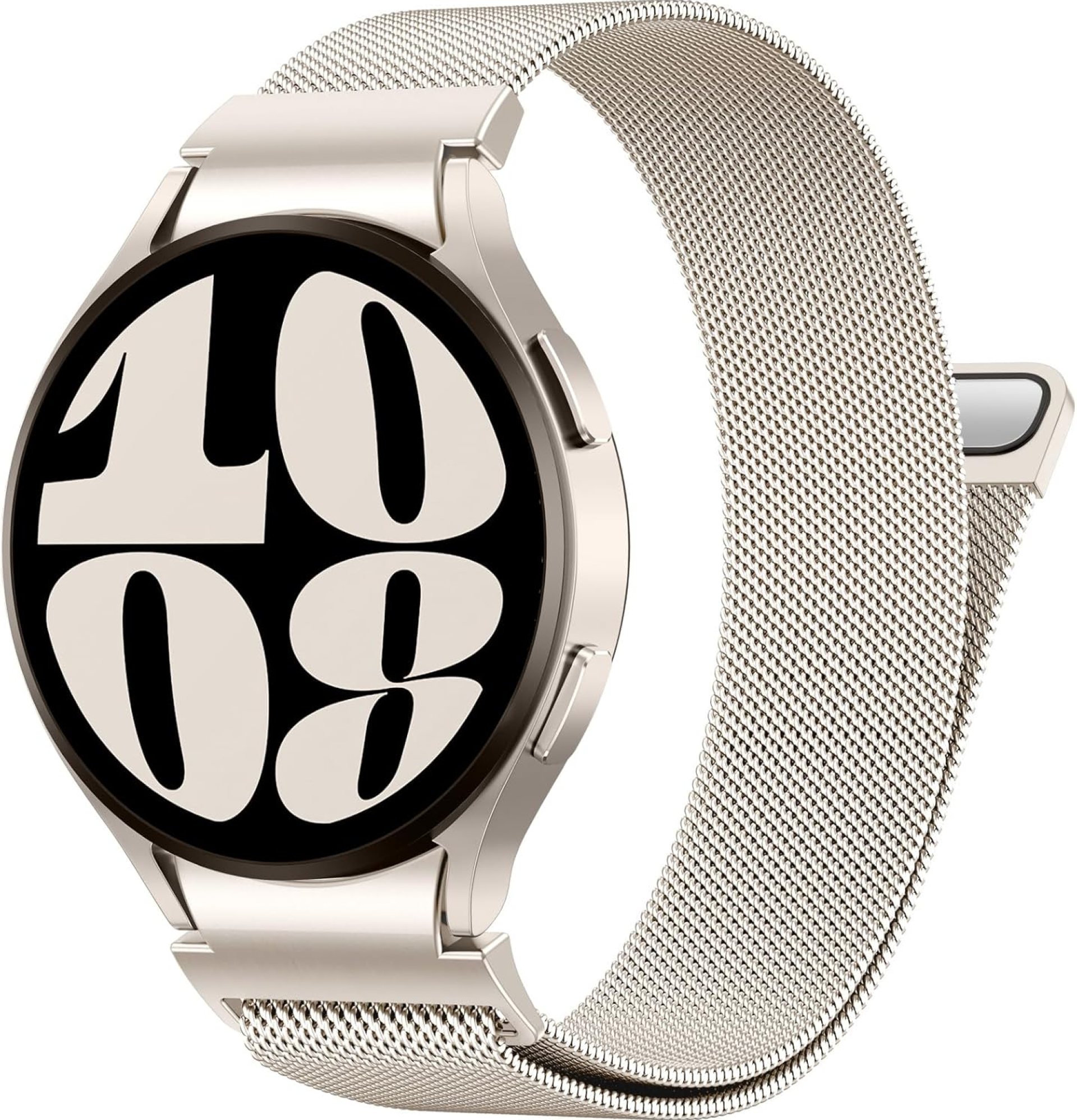 JKD No Gap One Click Metal Band Compatible with Samsung Galaxy Watch 7 6 5 4 FE 40mm 44mm, Galaxy Watch 6 4 Classic 47mm 43mm 42mm 46mm/Watch 5 Pro 45mm, 20mm Stainless Steel Mesh Wristband Women Men JKD No Gap One Click Metal Band Compatible with Samsung Galaxy Watch 7 6 5 4 FE 40mm 44mm, Galaxy Watch 6 4 Classic 47mm 43mm 42mm 46mm/Watch 5 Pro 45mm, 20mm Stainless Steel Mesh Wristband Women Men
