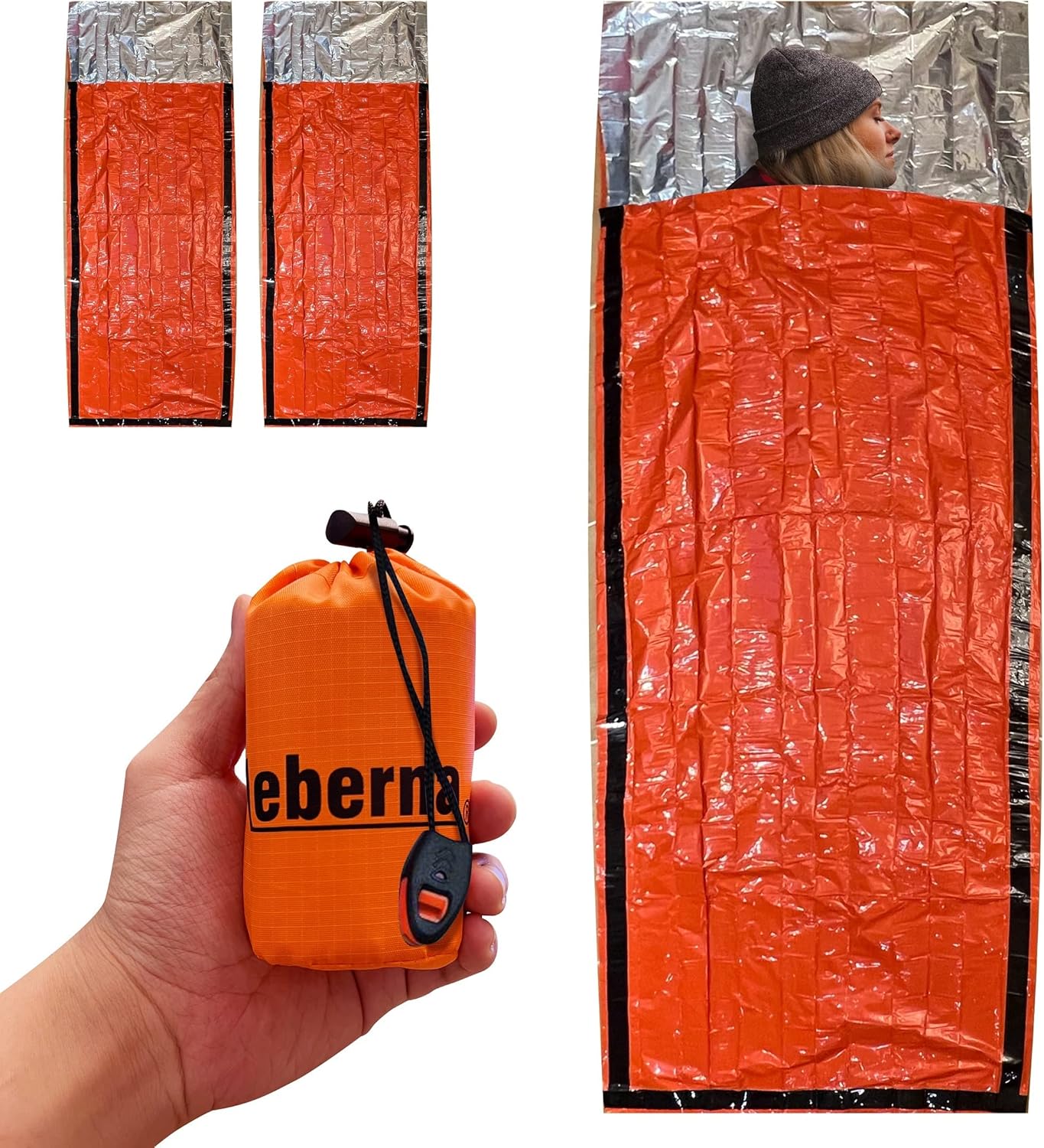 Emergency Sleeping Bag Survival Bag 2 Pack | Survival Sleeping Bag Emergency Sleeping Bags Emergency Bivy Sack | Portable Emergency Blanket Survival Gear Emergency Bivvy Thermal Sleeping Bag Camping Emergency Sleeping Bag Survival Bag 2 Pack | Survival Sleeping Bag Emergency Sleeping Bags Emergency Bivy Sack | Portable Emergency Blanket Survival Gear Emergency Bivvy Thermal Sleeping Bag Camping