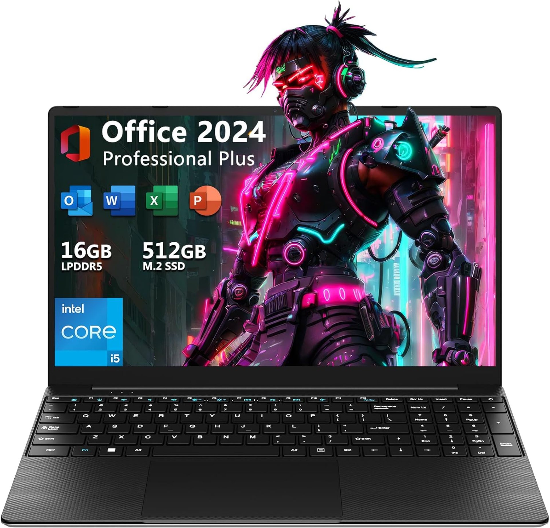 TPV 15.6″ Laptop Computer (Intel Core i5 / 16GB RAM/ 512GB SSD), MS Office 2024, FHD Display with 100% sRGB Color Gamut, Windows 11 Pro Notebook PC with Dual Band Wi-Fi, Webcam (Silver) TPV 15.6″ Laptop Computer (Intel Core i5 / 16GB RAM/ 512GB SSD), MS Office 2024, FHD Display with 100% sRGB Color Gamut, Windows 11 Pro Notebook PC with Dual Band Wi-Fi, Webcam (Silver)