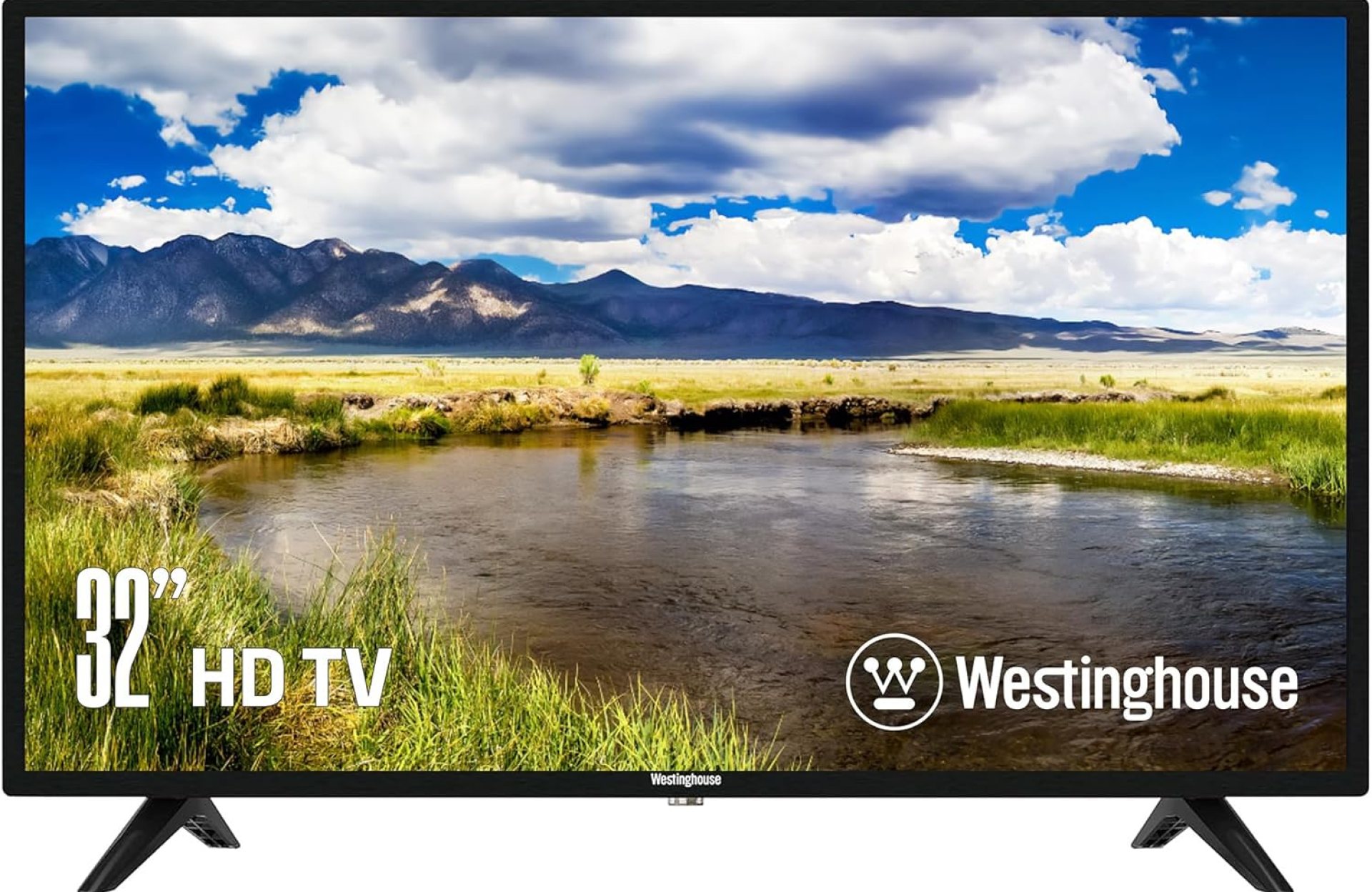 Westinghouse 32 Inch TV, 720p HD LED Small Flat Screen Non-Smart Television with HDMI, USB, VGA, & V-Chip Parental Controls, Monitor for Home, Kitchen, RV Camper, or Office Westinghouse 32 Inch TV, 720p HD LED Small Flat Screen Non-Smart Television with HDMI, USB, VGA, & V-Chip Parental Controls, Monitor for Home, Kitchen, RV Camper, or Office