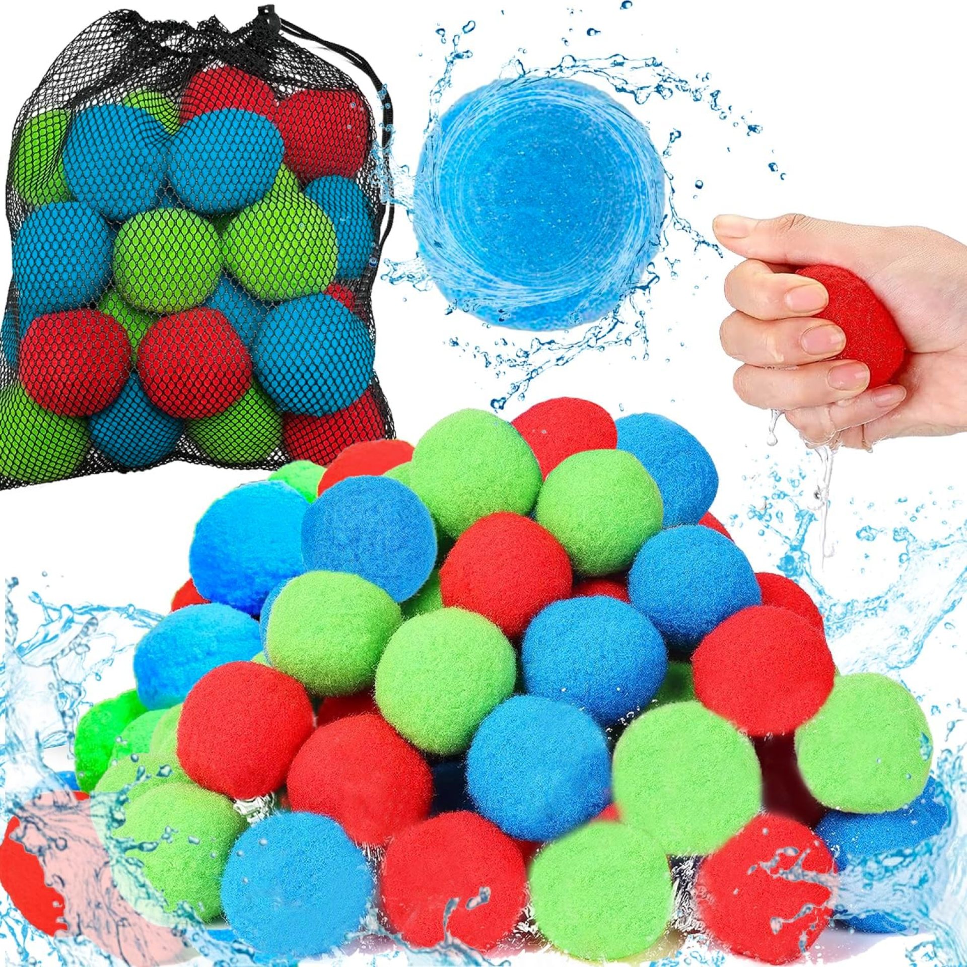 Easter Basket Stuffers Gifts 12pcs Reusable Water Balls, Reusable Water Balloons Outdoor Toys Kids Games, Beach Pool Toys Summer Water Toys for Kids Ages 3-5 8-12 Year Old Boys Teens Adults Yard Party Easter Basket Stuffers Gifts 12pcs Reusable Water Balls, Reusable Water Balloons Outdoor Toys Kids Games, Beach Pool Toys Summer Water Toys for Kids Ages 3-5 8-12 Year Old Boys Teens Adults Yard Party