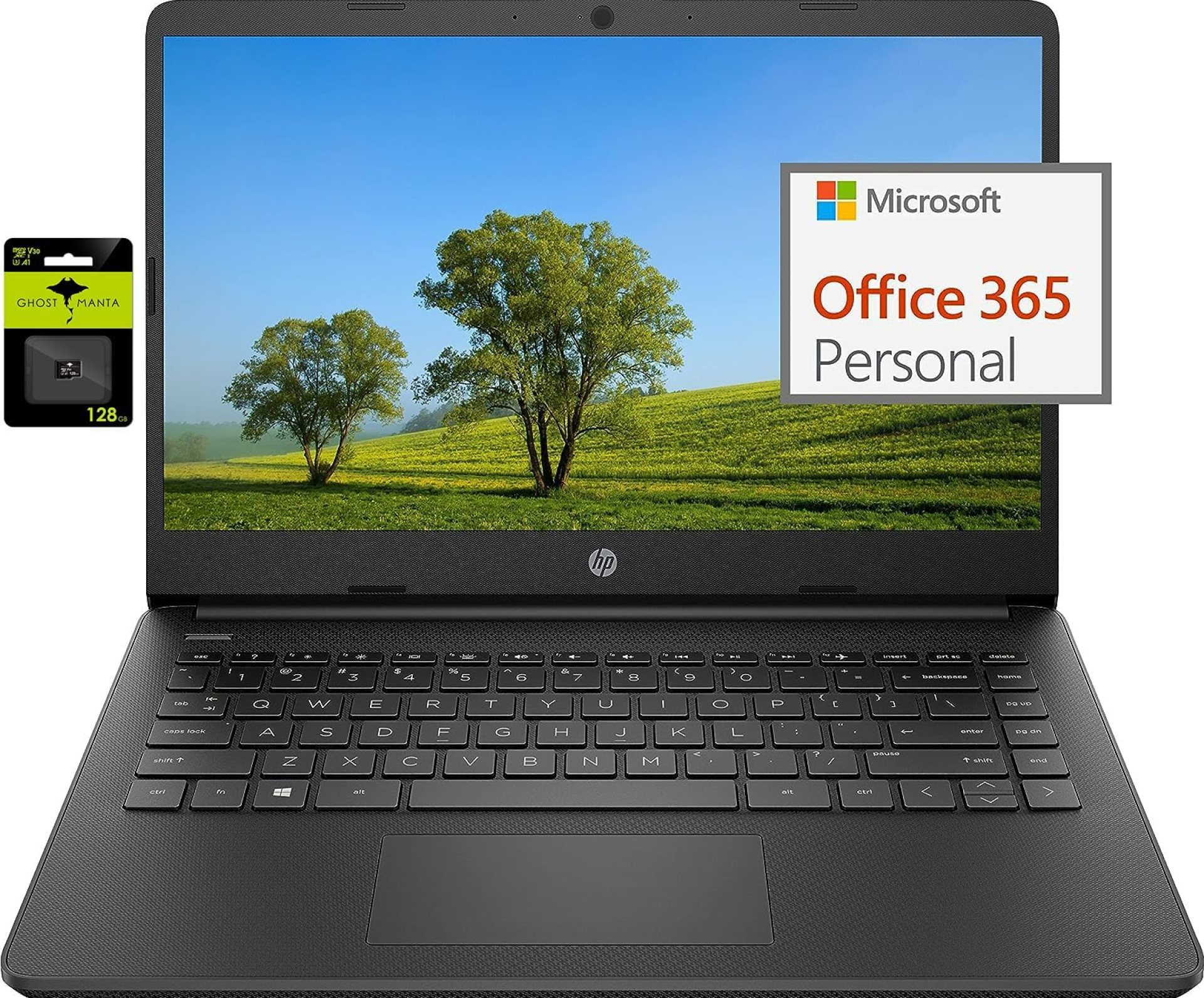 HP 14″ Ultral Light Laptop for Students and Business, Intel Quad-Core N4120, 8GB RAM, 192GB Storage(64GB eMMC+128GB Micro SD), 1 Year Office 365, Webcam, HDMI, WiFi, USB-A&C, Win 11 S HP 14″ Ultral Light Laptop for Students and Business, Intel Quad-Core N4120, 8GB RAM, 192GB Storage(64GB eMMC+128GB Micro SD), 1 Year Office 365, Webcam, HDMI, WiFi, USB-A&C, Win 11 S